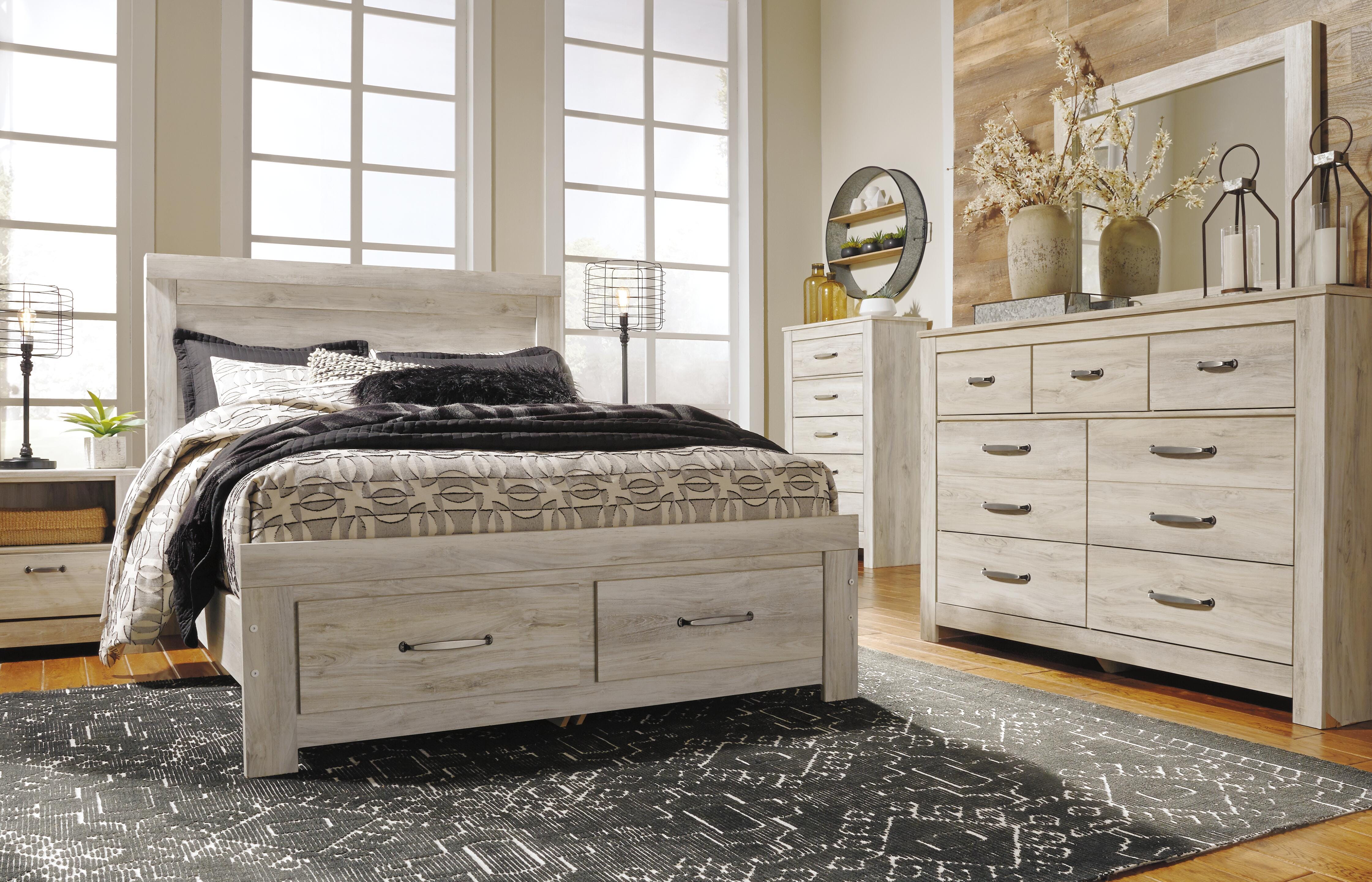 Bellaby Bed with 2 Storage Drawers - Luxury Home Furniture (MI)
