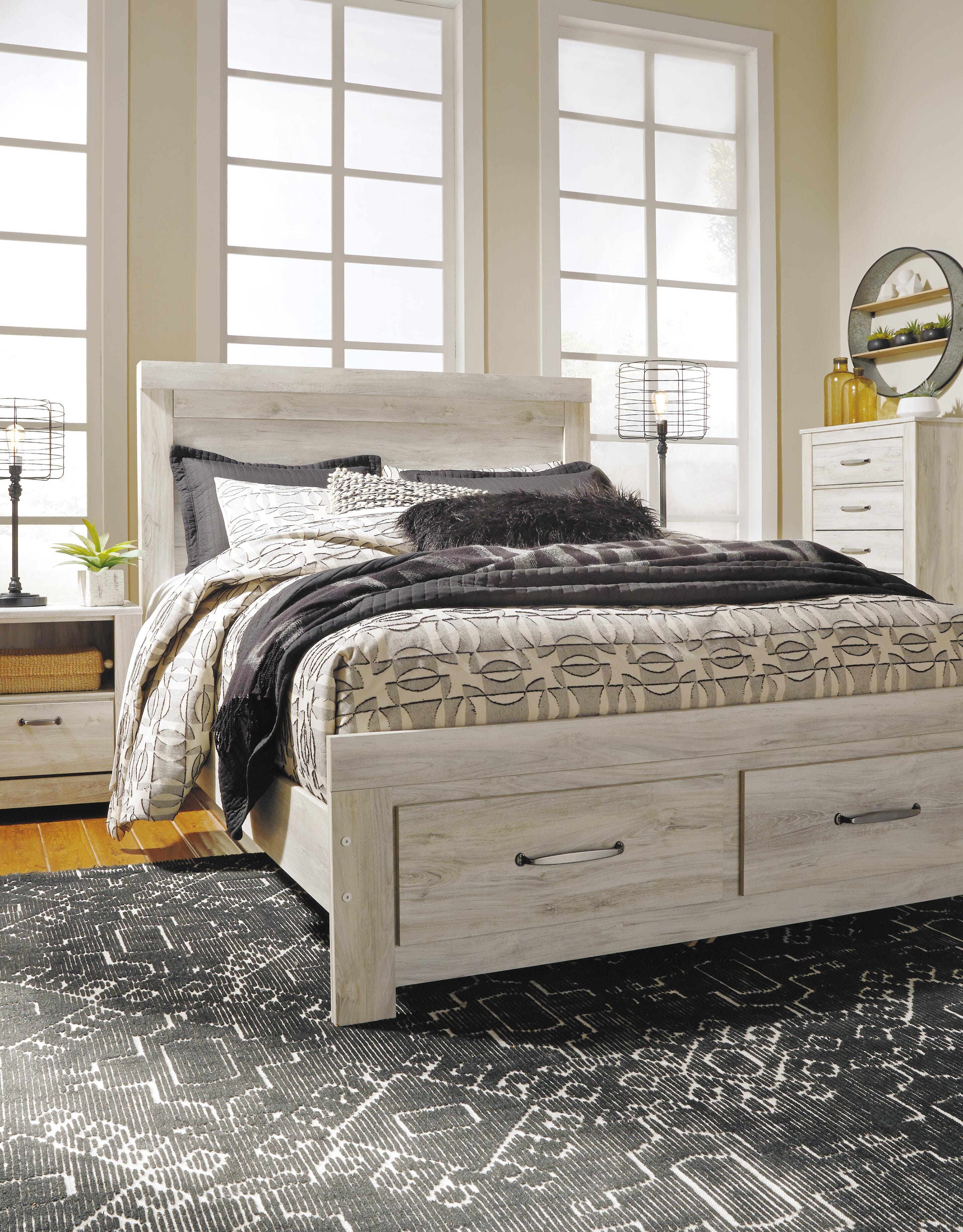 Bellaby Bed with 2 Storage Drawers - Luxury Home Furniture (MI)