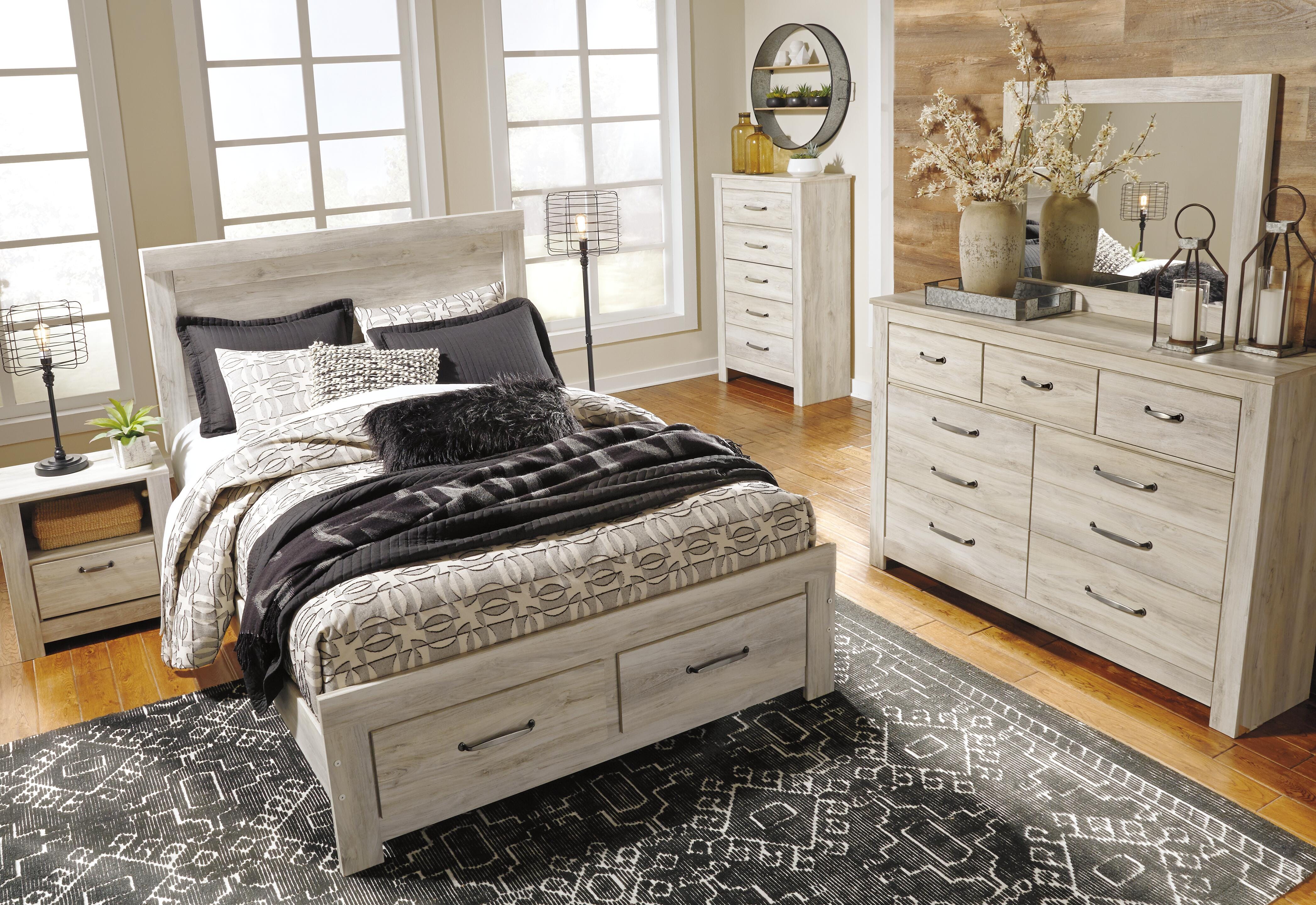 Bellaby Bed with 2 Storage Drawers - Luxury Home Furniture (MI)