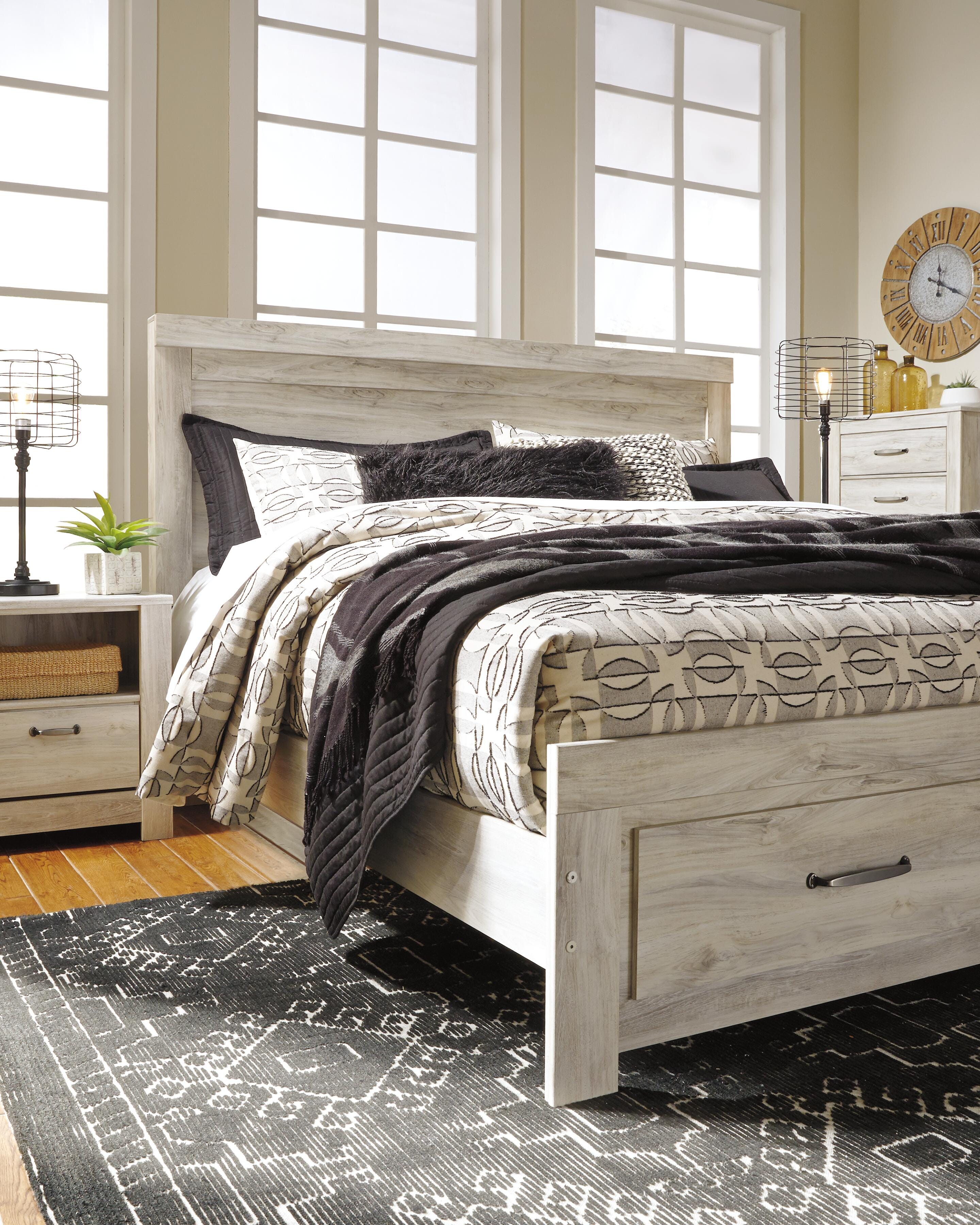 Bellaby Bed with 2 Storage Drawers - Luxury Home Furniture (MI)
