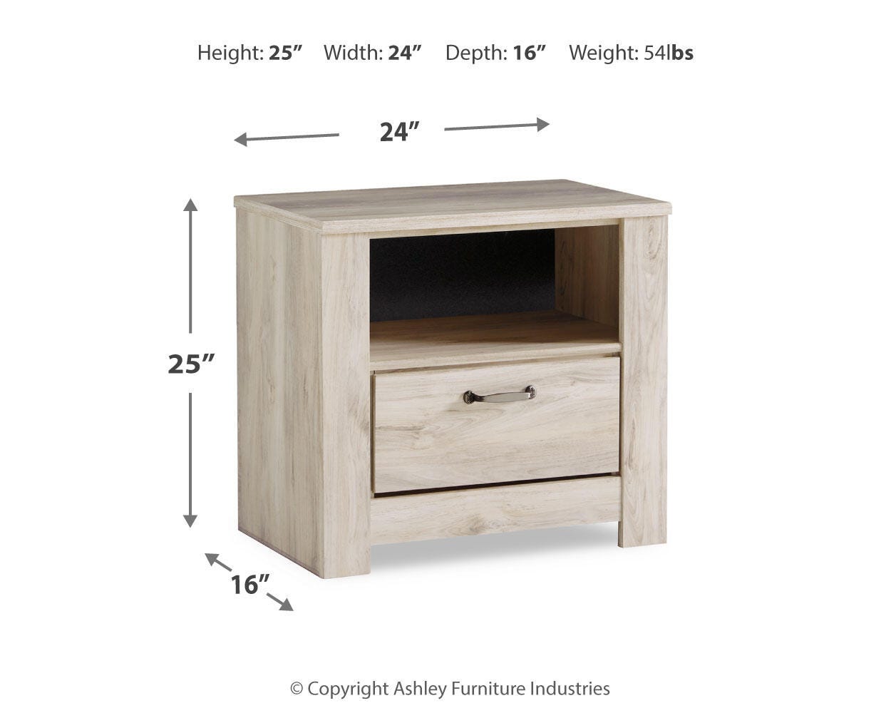 Bellaby Nightstand - Luxury Home Furniture (MI)