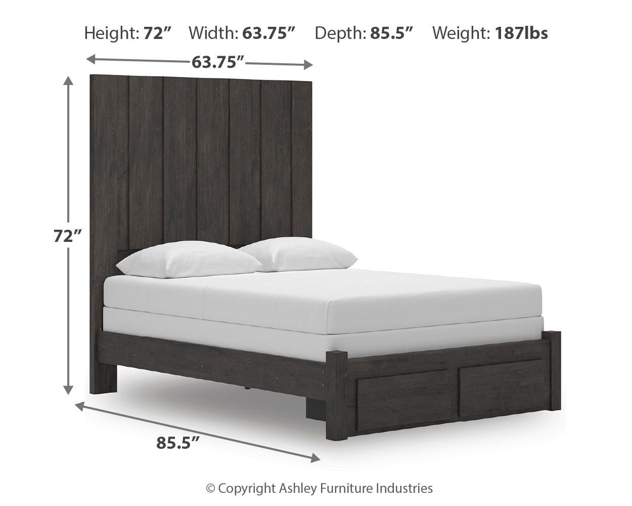 Fraluna Bed - Luxury Home Furniture (MI)