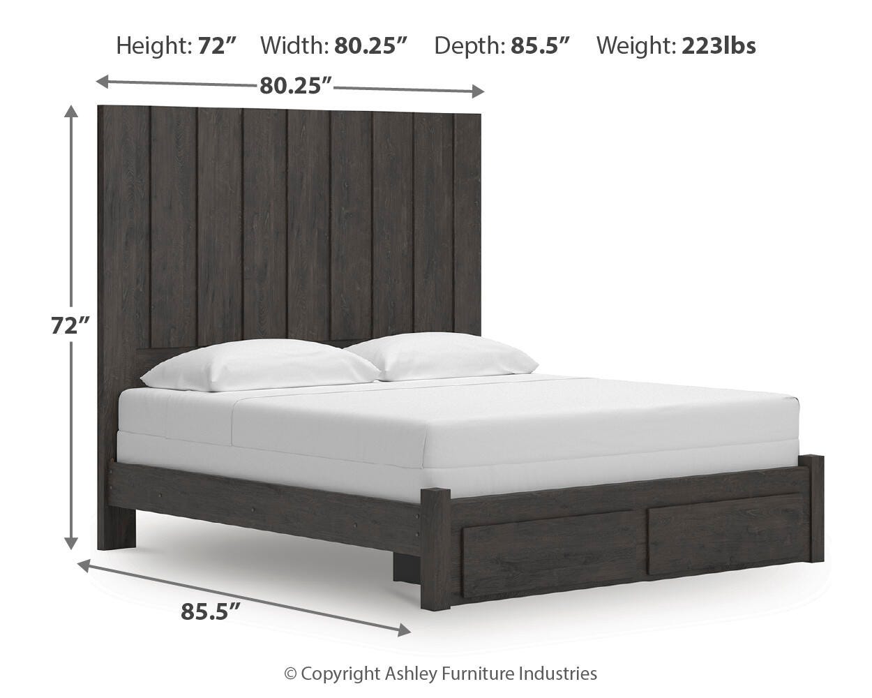Fraluna Bed - Luxury Home Furniture (MI)