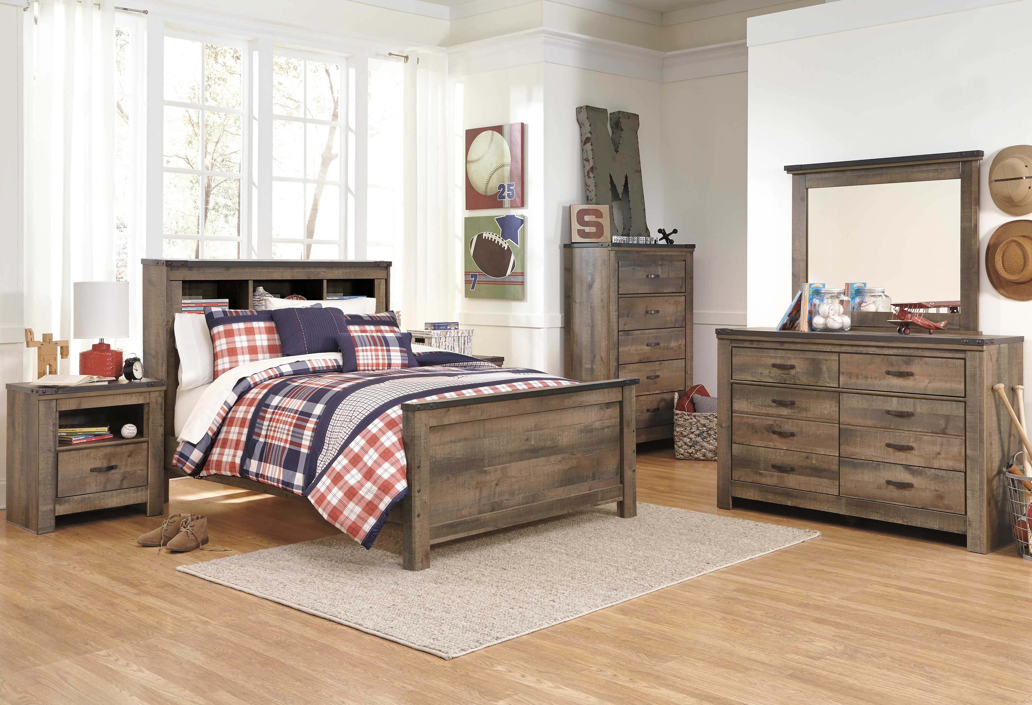 Trinell Bookcase Bed - Luxury Home Furniture (MI)