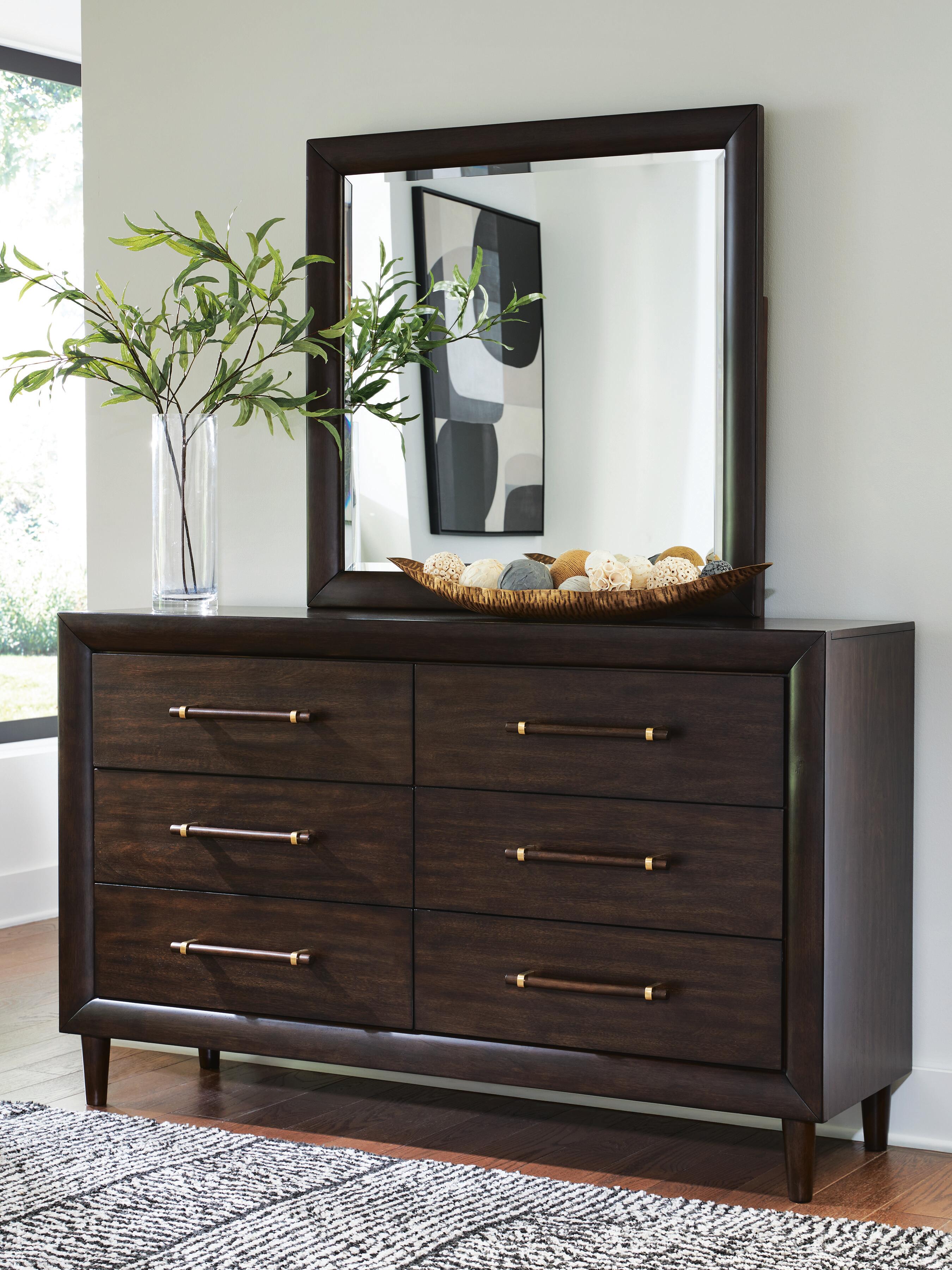 Dantenton Dresser and Mirror - Luxury Home Furniture (MI)