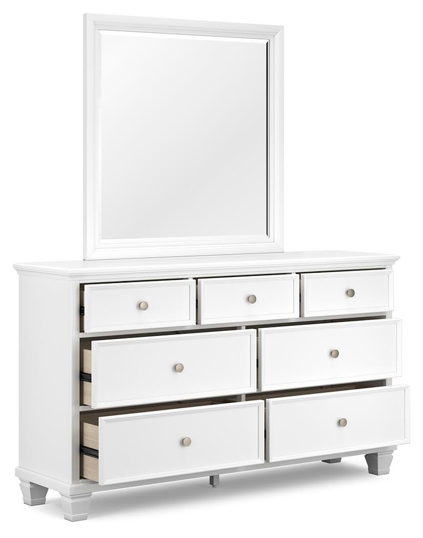 Fortman Dresser and Mirror - Luxury Home Furniture (MI)