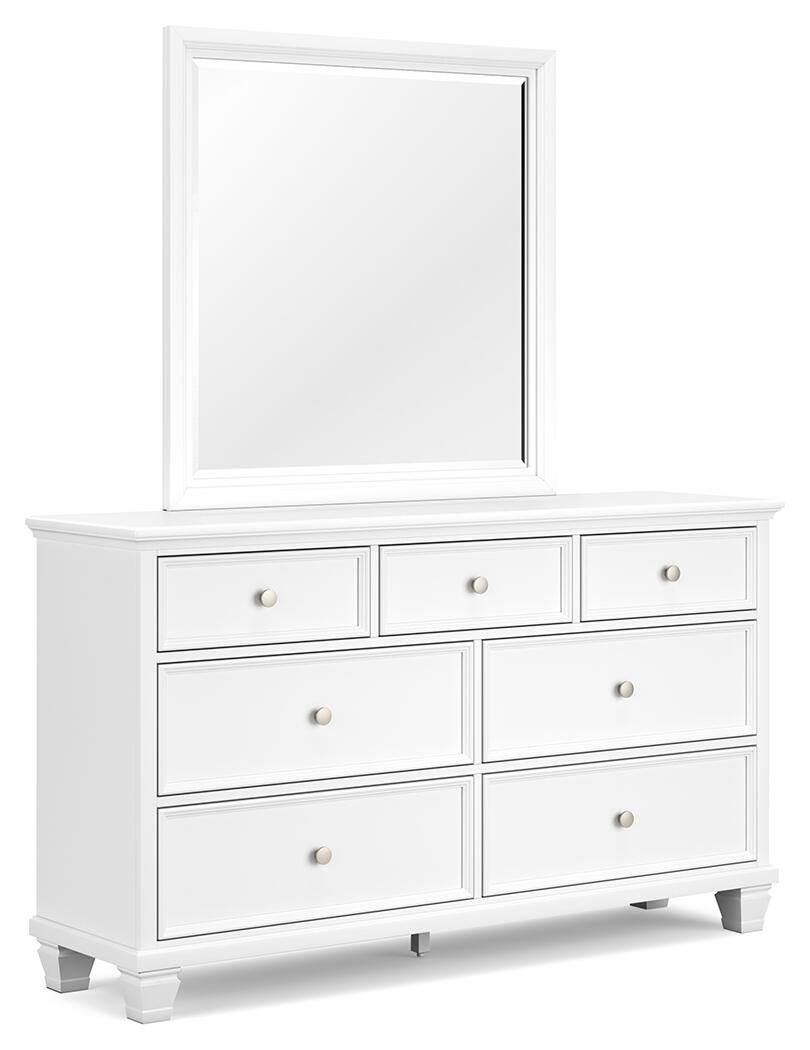 Fortman Dresser and Mirror - Luxury Home Furniture (MI)