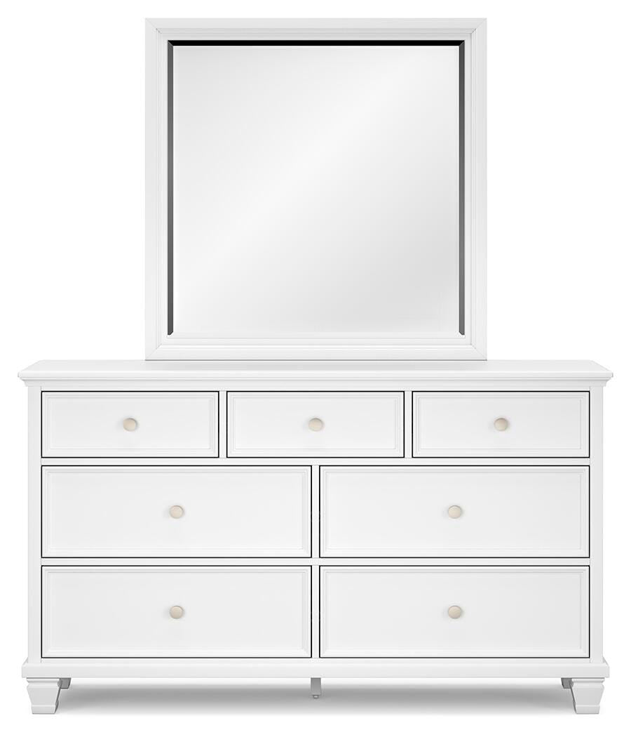 Fortman Dresser and Mirror - Luxury Home Furniture (MI)