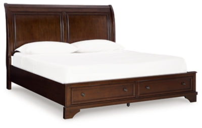 Trellington Sleigh Storage Bed