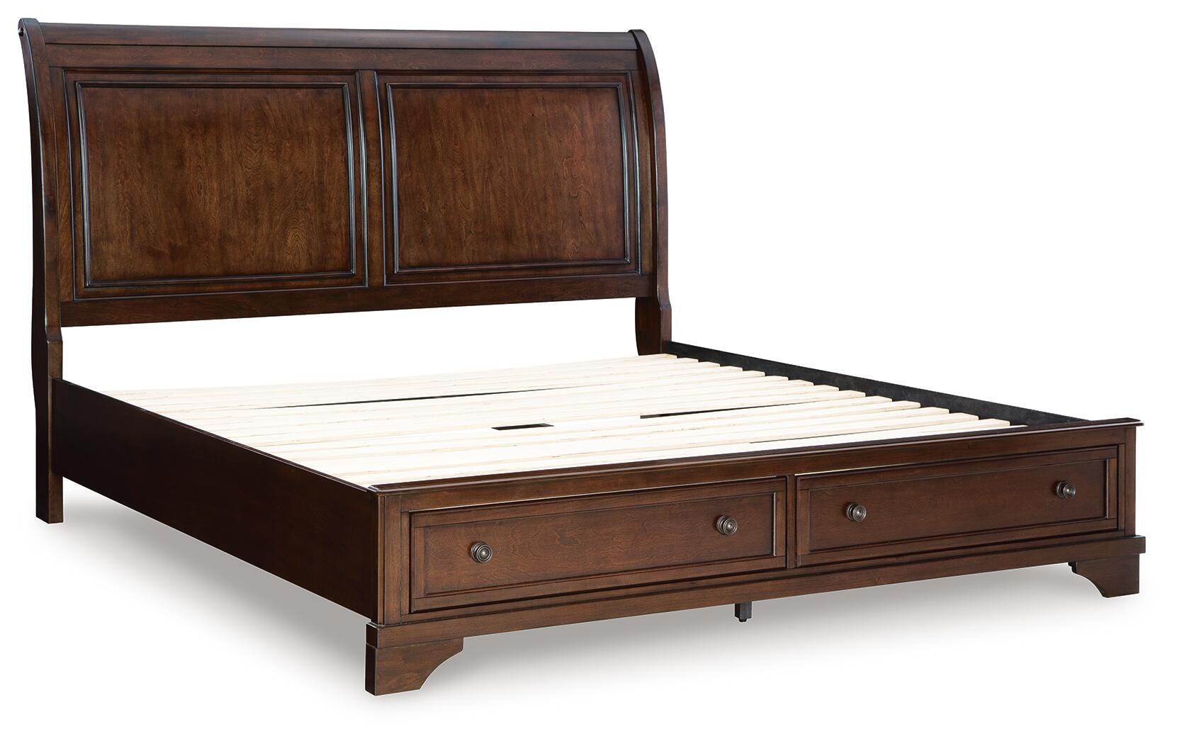 Trellington Sleigh Storage Bed - Luxury Home Furniture (MI)