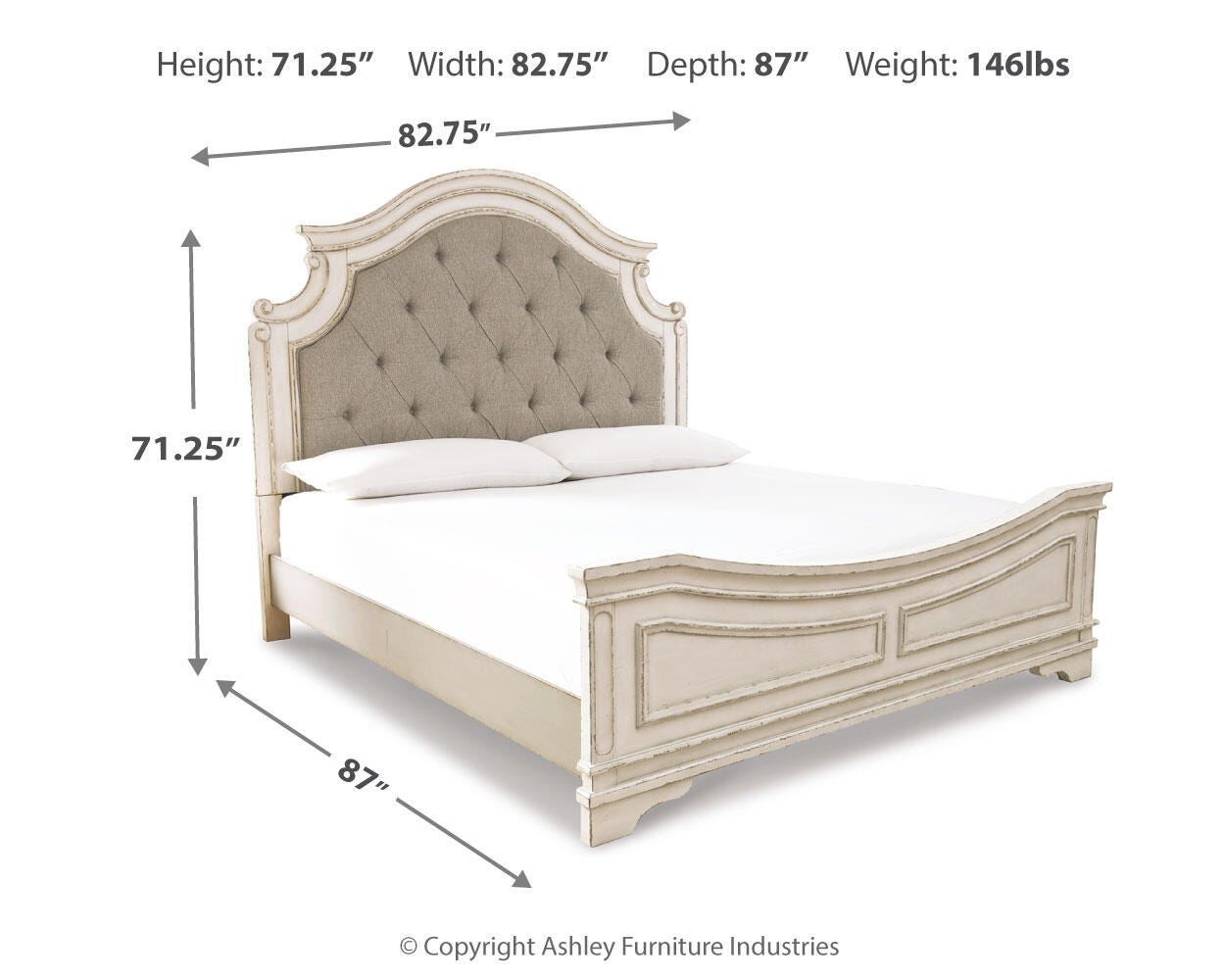 Realyn Upholstered Bed - Luxury Home Furniture (MI)