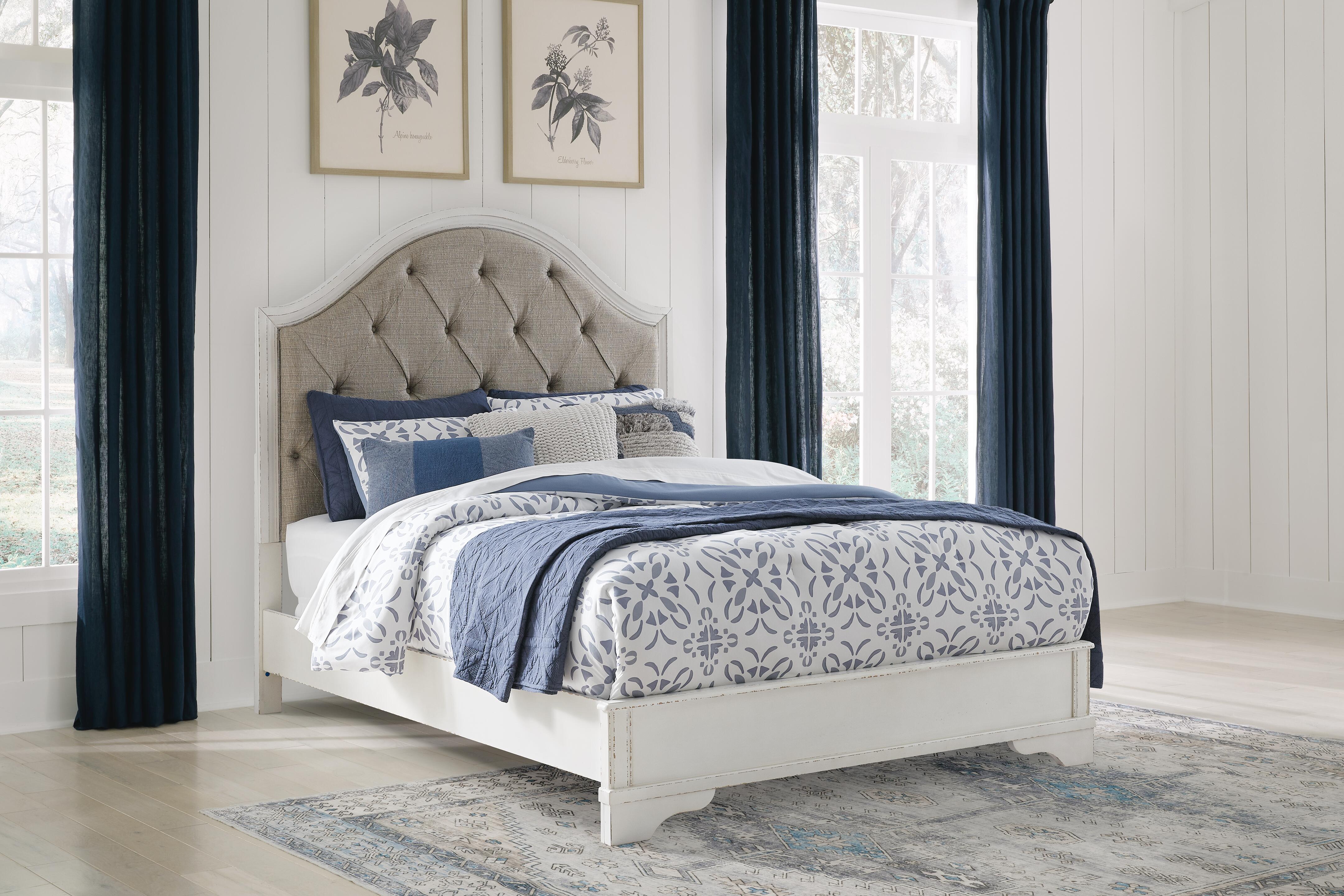 Blendon Queen Upholstered Bed - Luxury Home Furniture (MI)