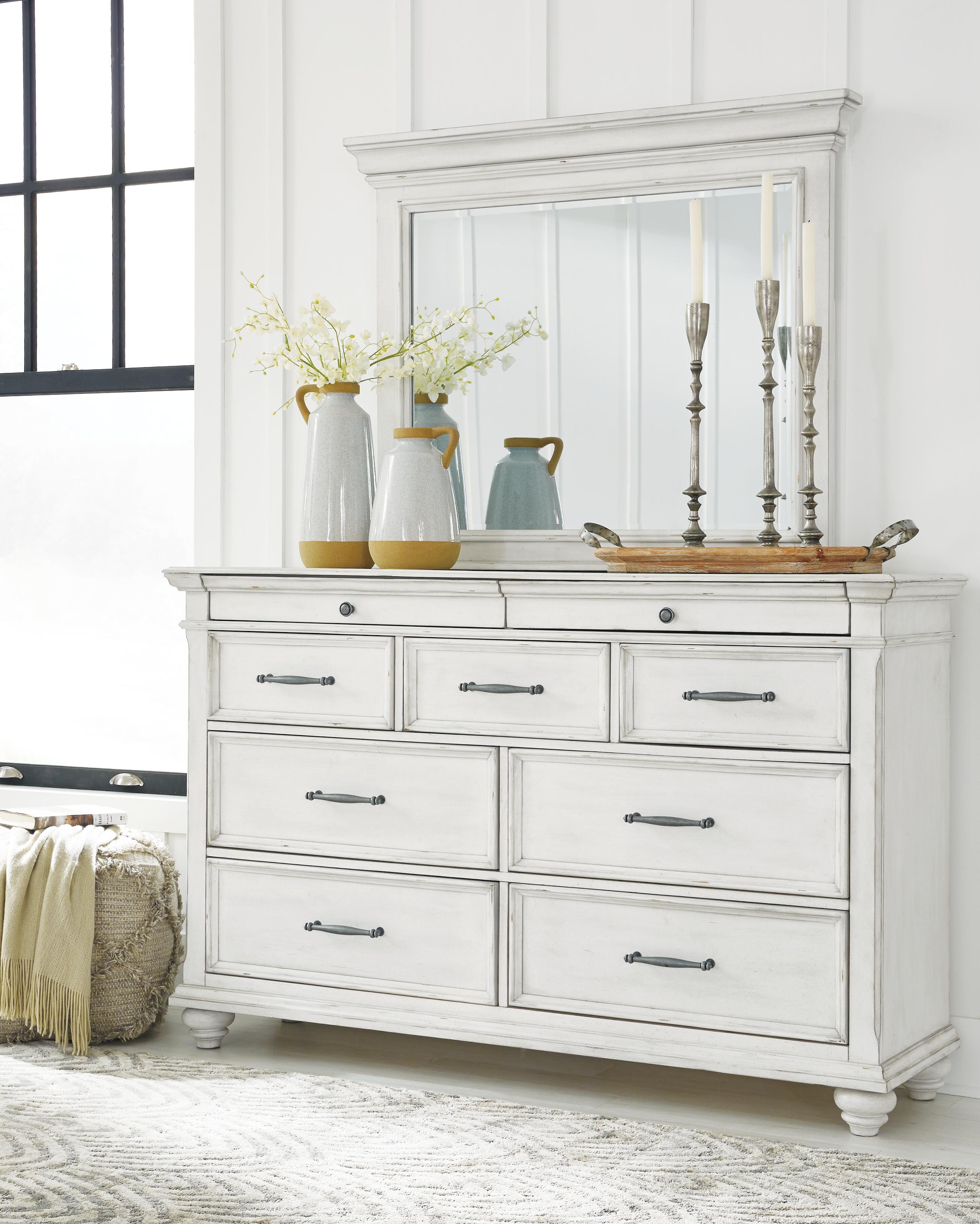 Kanwyn Dresser and Mirror - Luxury Home Furniture (MI)