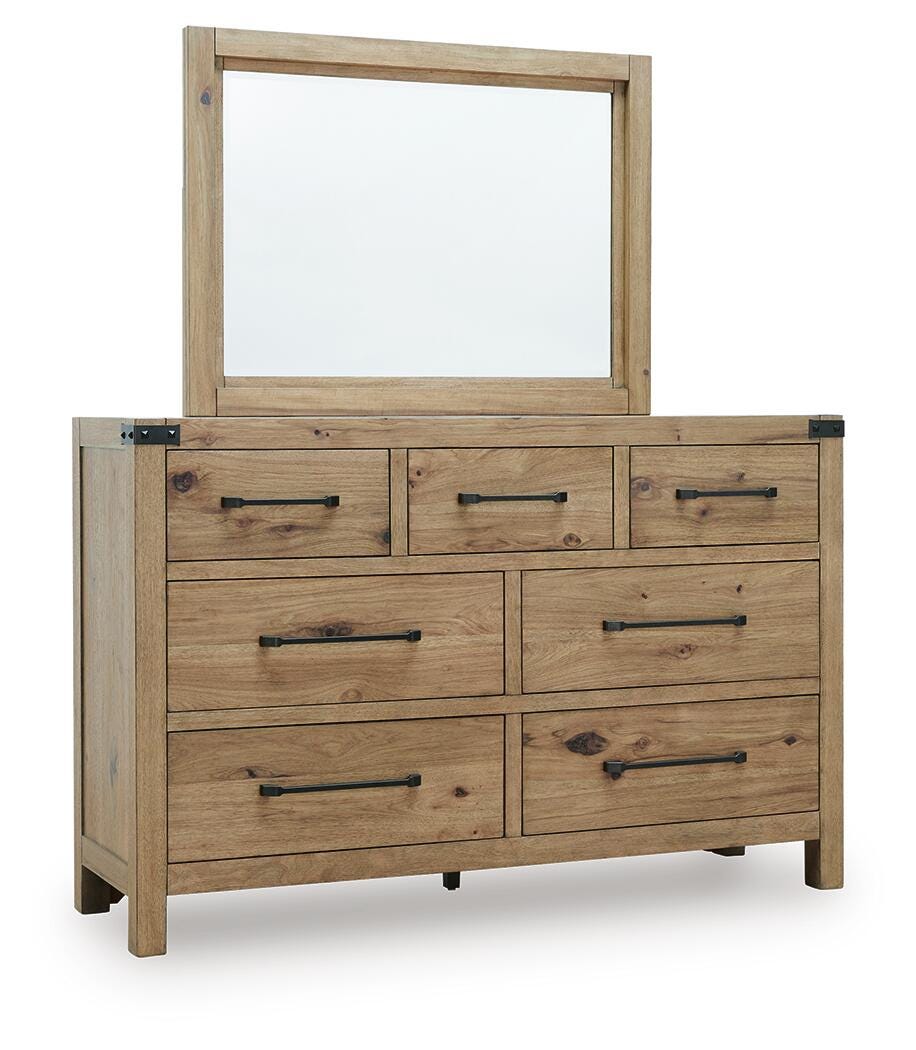 Ridgester Dresser and Mirror - Luxury Home Furniture (MI)