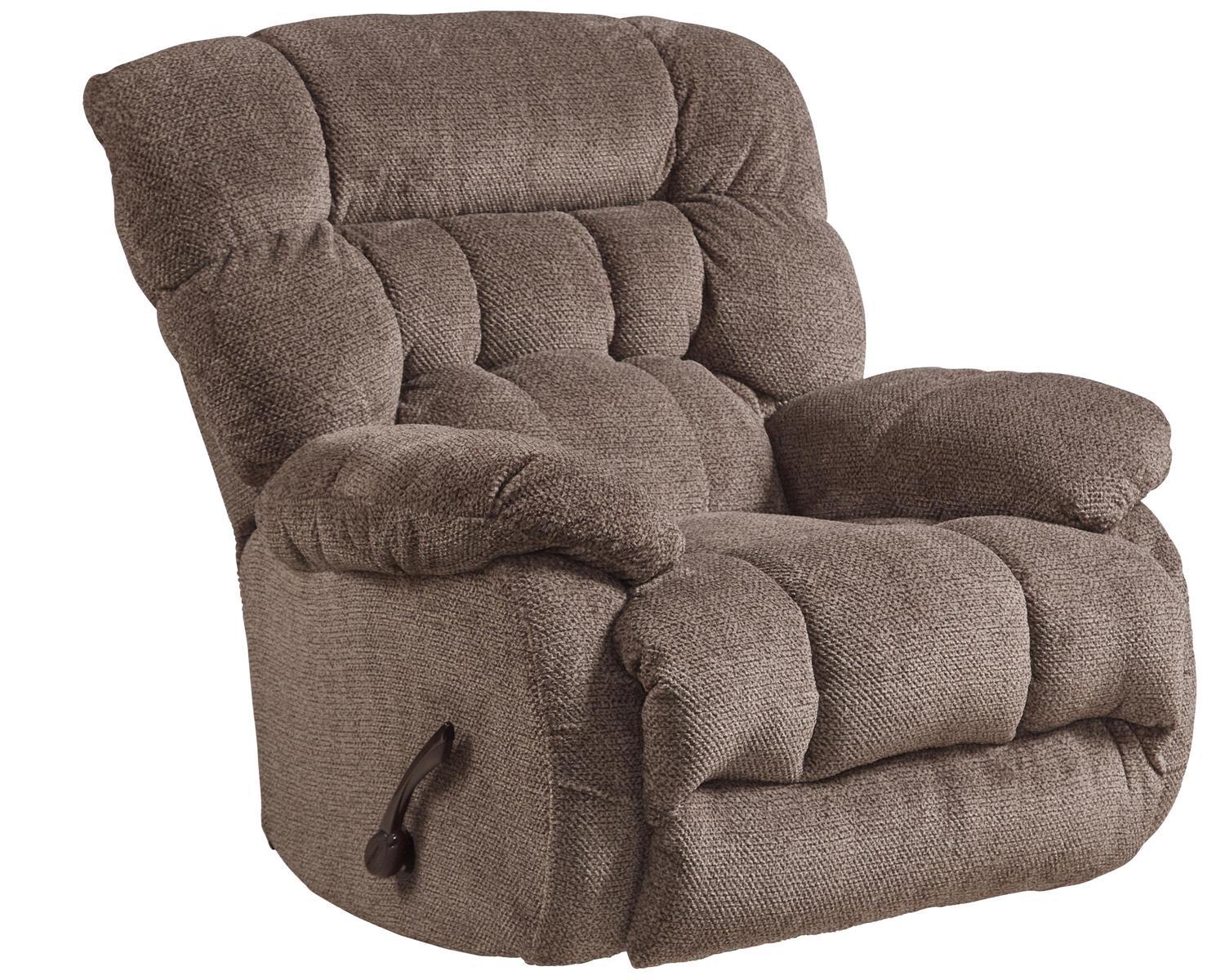 Catnapper Daly Chaise Swivel Glider Recliner in Chateau
