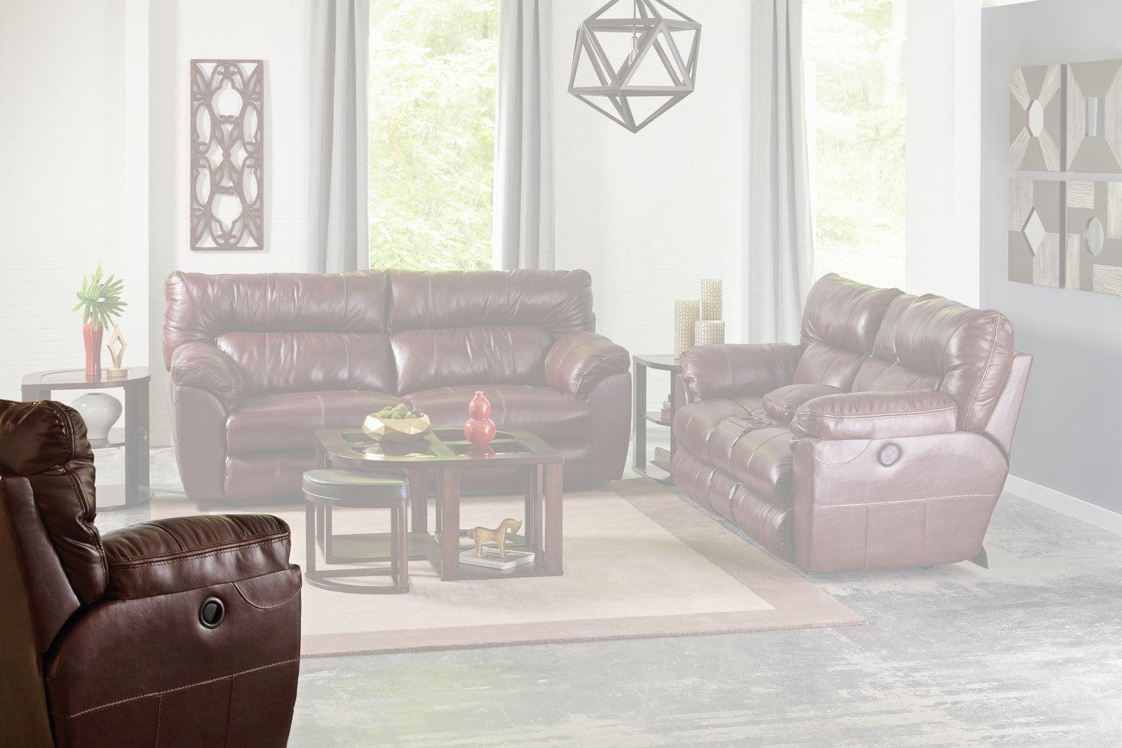 Catnapper Milan Power Lay Flat Recliner in Walnut 64340-7 image