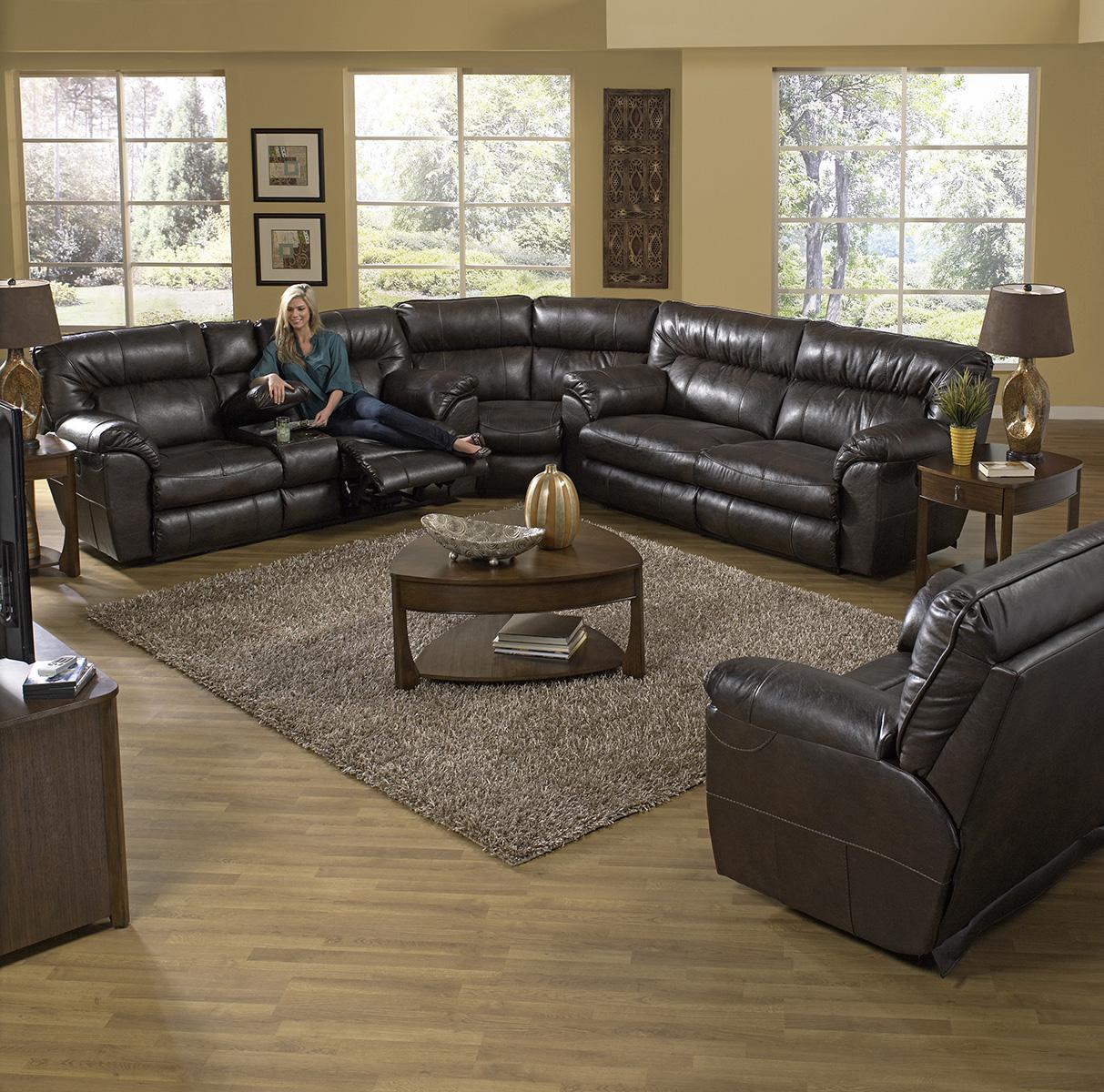 Catnapper Nolan Wedge in Godiva - Luxury Home Furniture (MI)