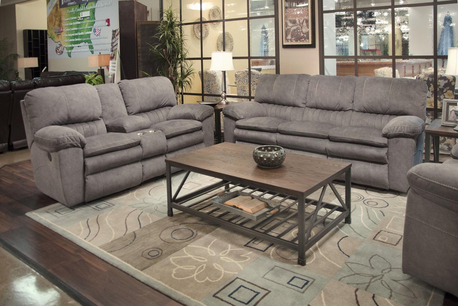 Catnapper Reyes Power Lay Flat Recliner in Graphite 62400-7 - Luxury Home Furniture (MI)