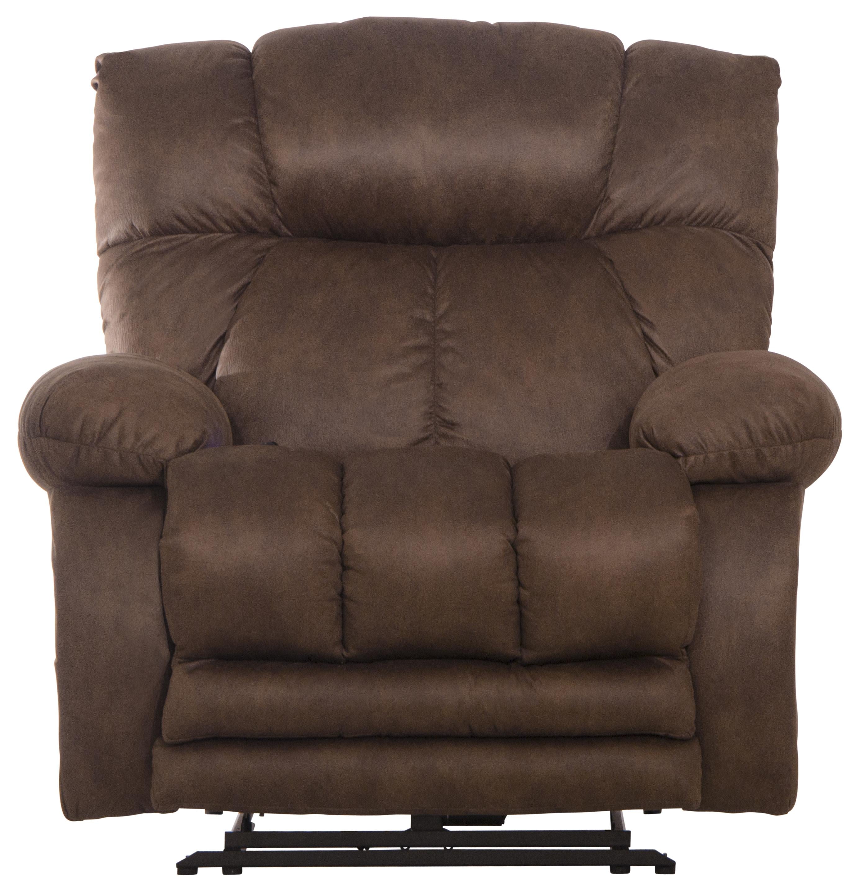Dawkins Oversized Power Lay Flat Recliner with Extra Extension Footrest - Luxury Home Furniture (MI)