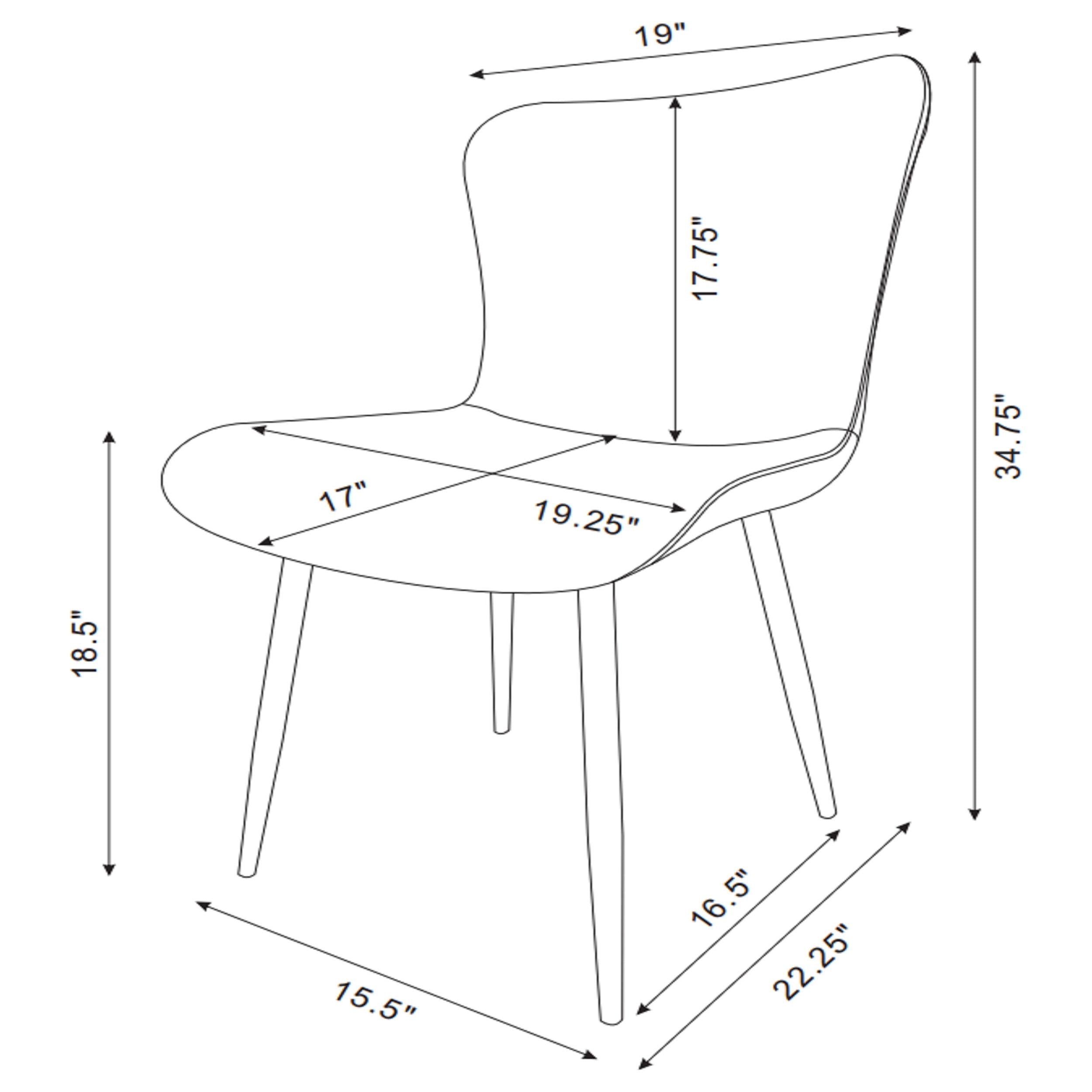 Horizon Side Chairs - Luxury Home Furniture (MI)