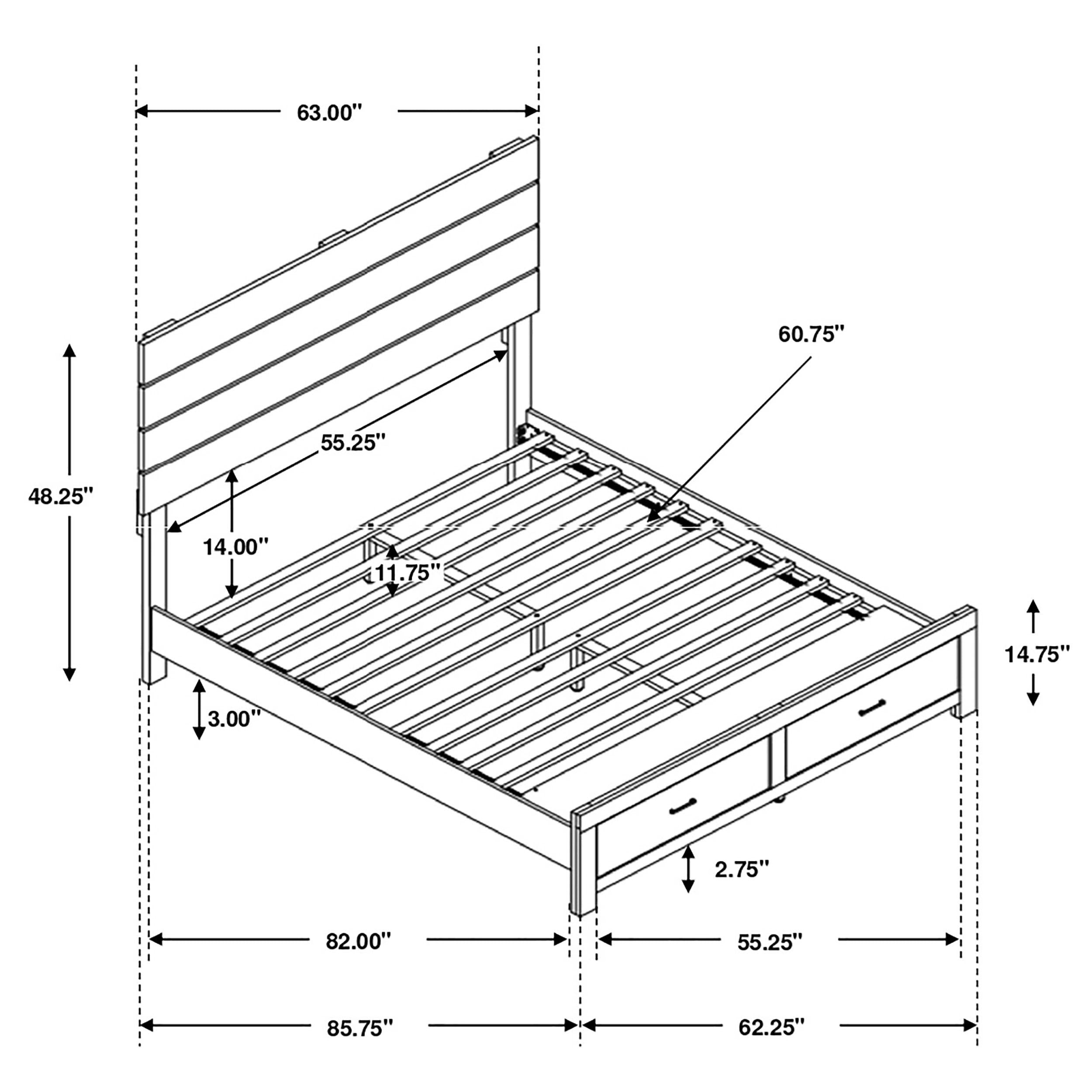 Brantford Queen Bed - Luxury Home Furniture (MI)