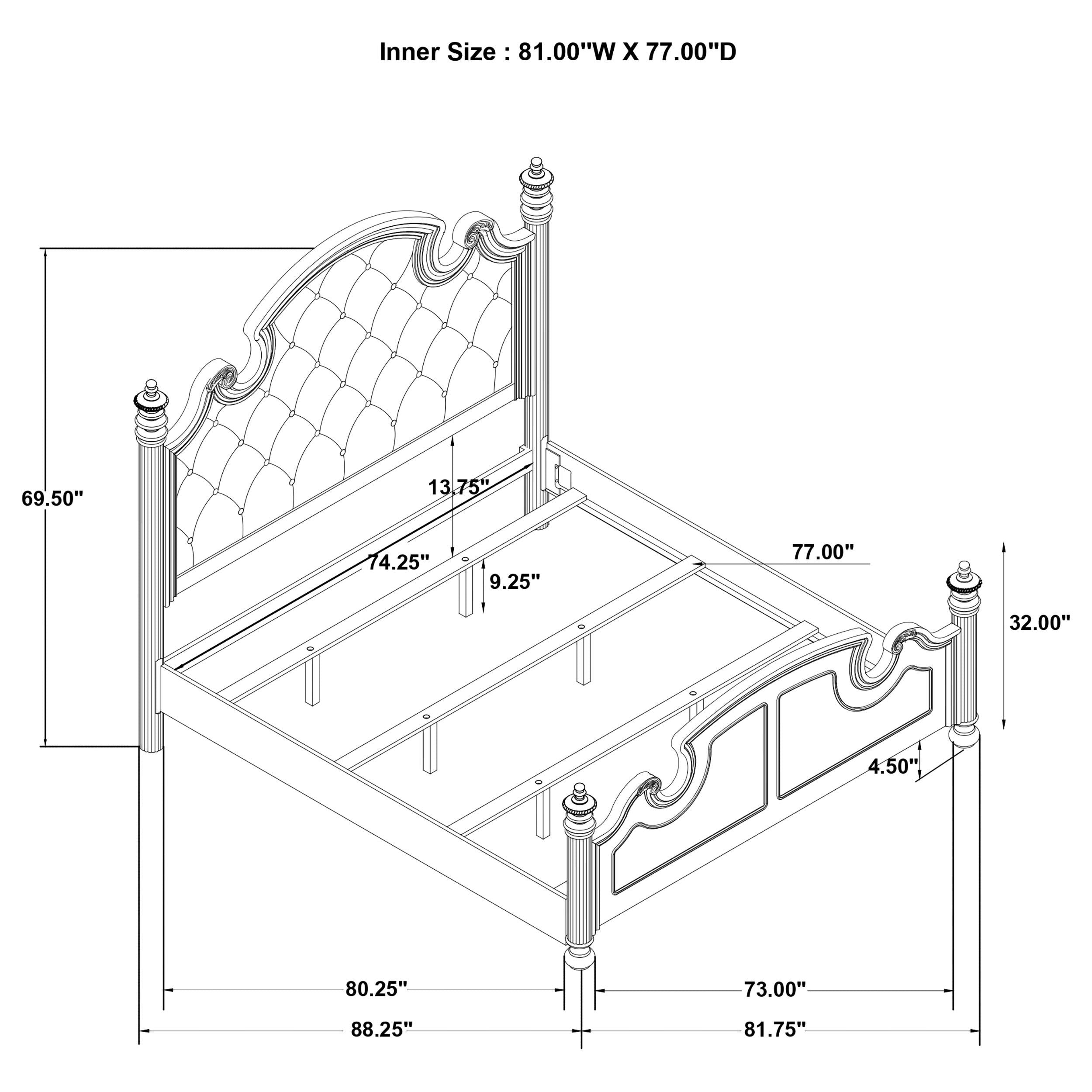 Celina 5 Pc Bedroom Set - Luxury Home Furniture (MI)