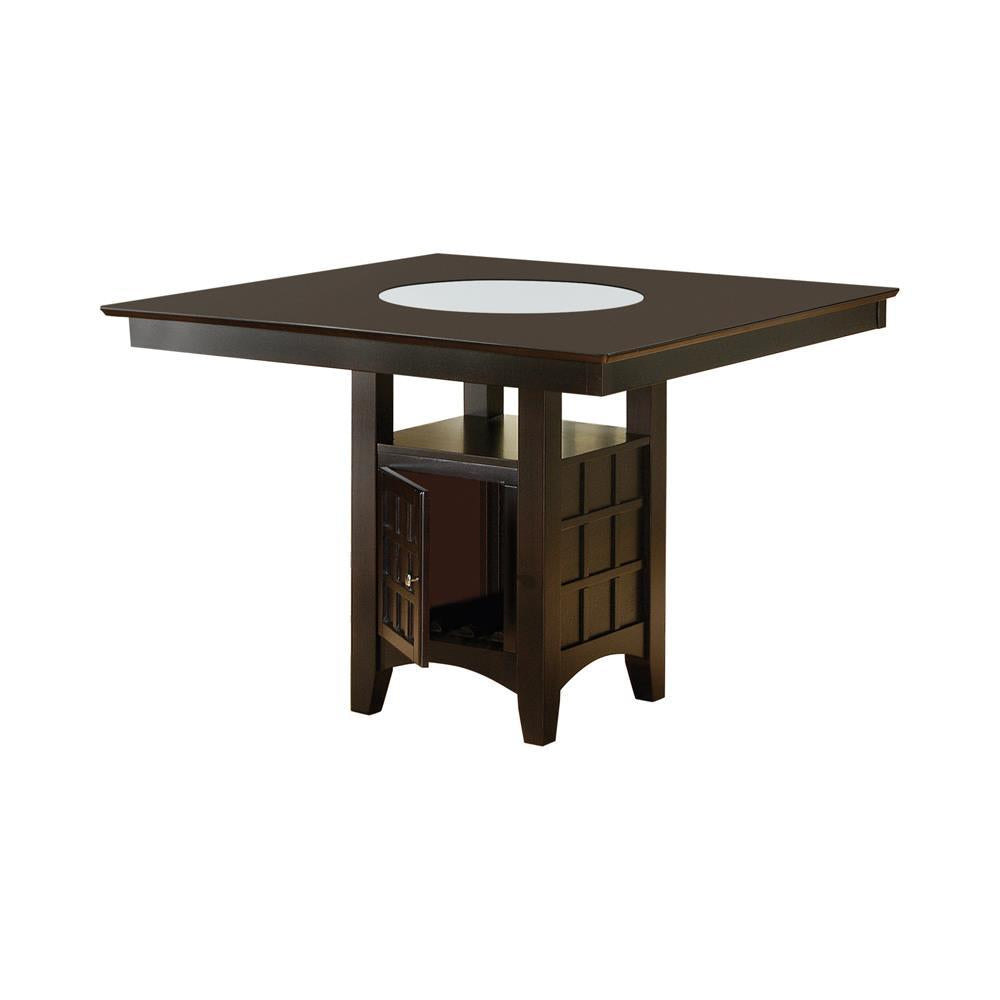 Gabriel Square Counter Height Dining Table Cappuccino