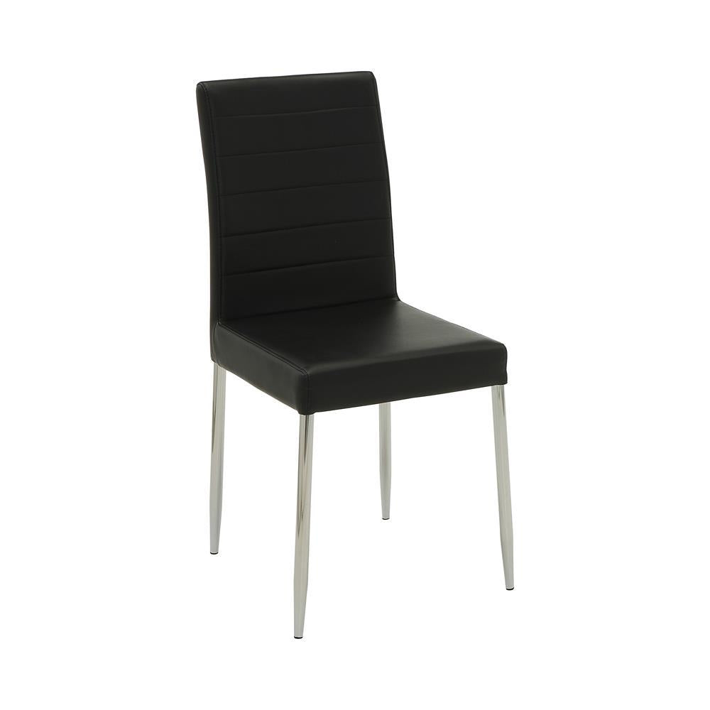 Maston Upholstered Dining Chairs Black (Set of 4) - Luxury Home Furniture (MI)
