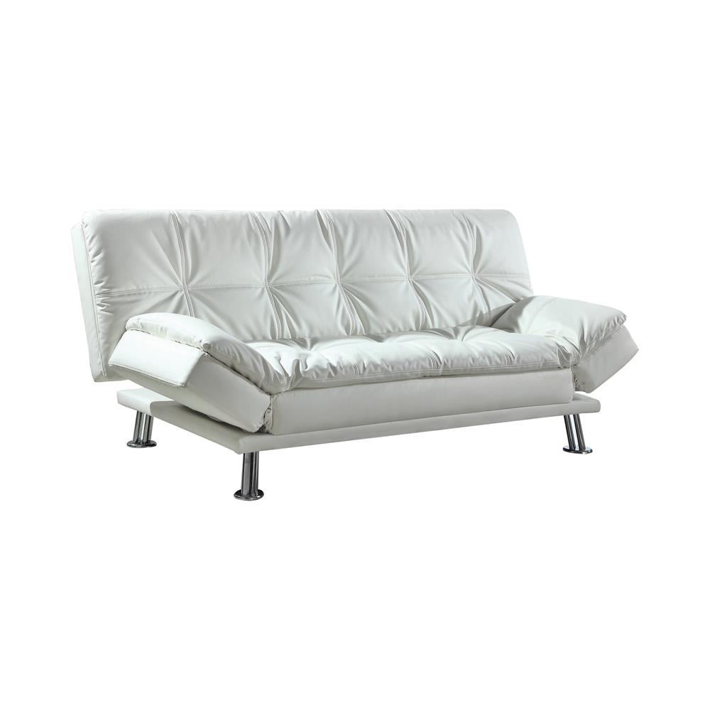 Dilleston Tufted Back Upholstered Sofa Bed Grey - Luxury Home Furniture (MI)
