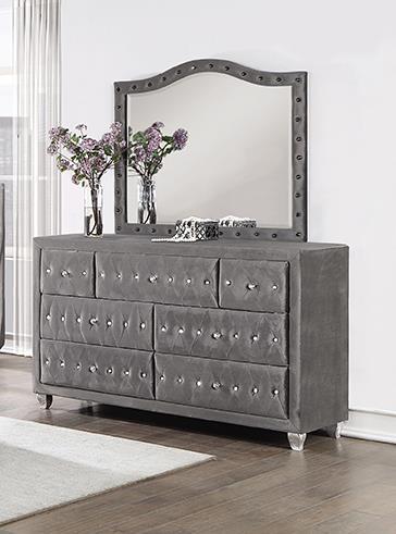 Deanna 7-drawer Rectangular Dresser Grey - Luxury Home Furniture (MI)