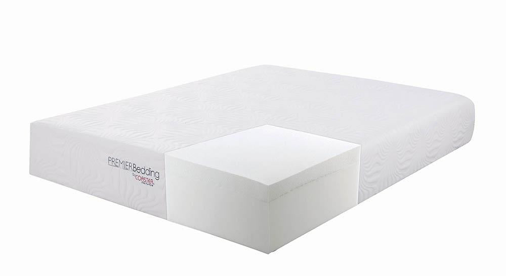 Ian Queen Memory Foam Mattress White - Luxury Home Furniture (MI)
