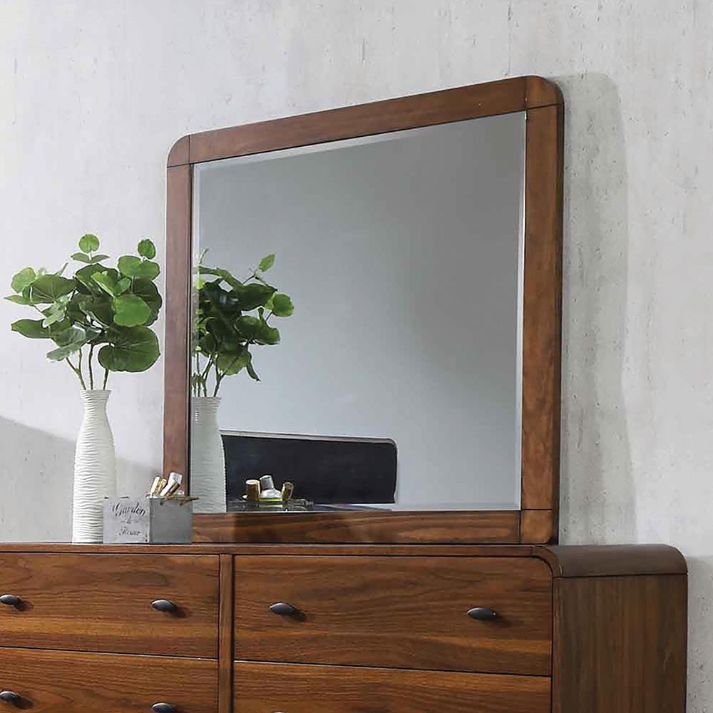 Robyn Rectangular Dresser Mirror Dark Walnut - Luxury Home Furniture (MI)