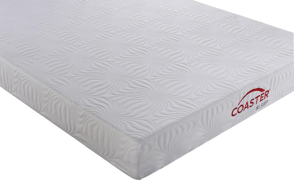 Keegan Twin Long Memory Foam Mattress White - Luxury Home Furniture (MI)