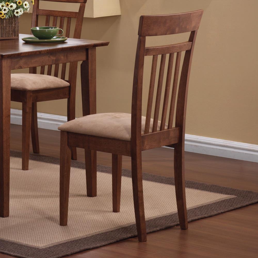 Robles 5-piece Dining Set Chestnut and Tan - Luxury Home Furniture (MI)