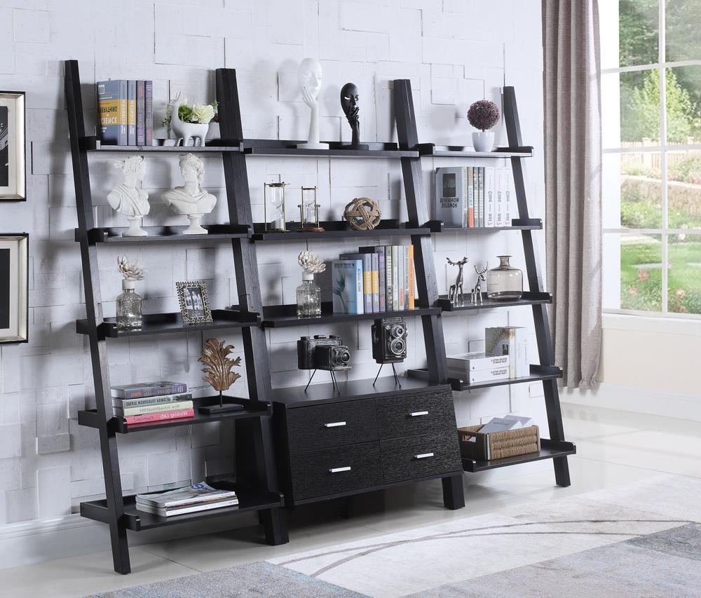 Colella 4-drawer Storage Bookcase Cappuccino - Luxury Home Furniture (MI)