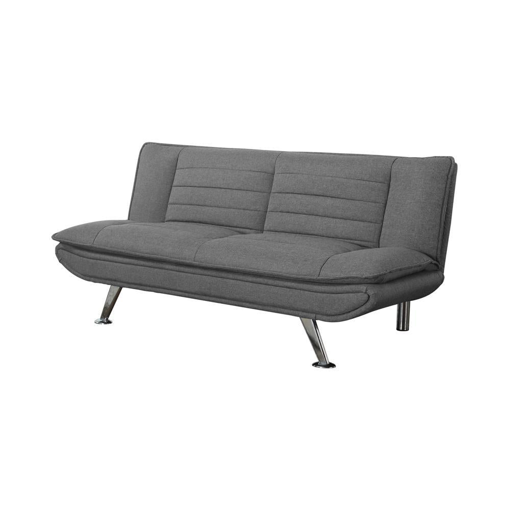 Julian Upholstered Sofa Bed with Pillow-top Seating Grey - Luxury Home Furniture (MI)
