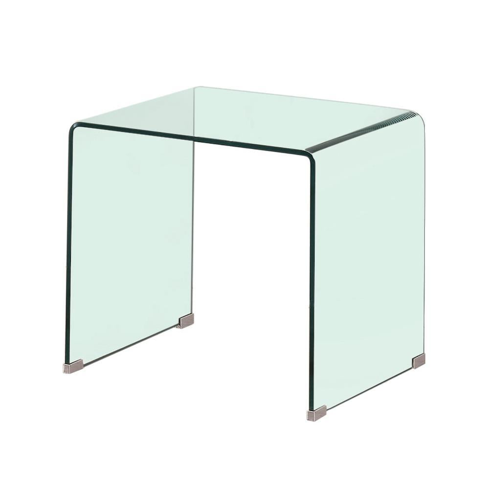 Ripley Square End Table Clear - Luxury Home Furniture (MI)