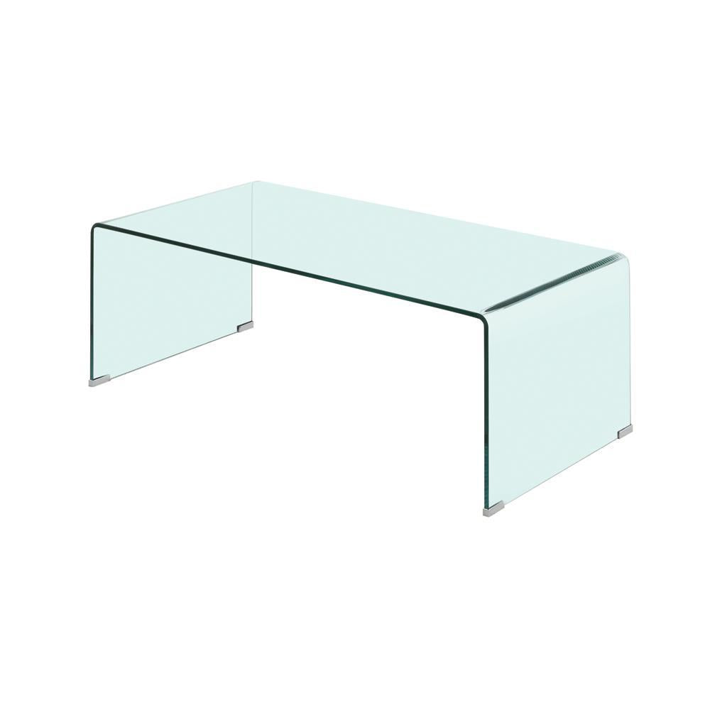 Ripley Rectangular Coffee Table Clear - Luxury Home Furniture (MI)
