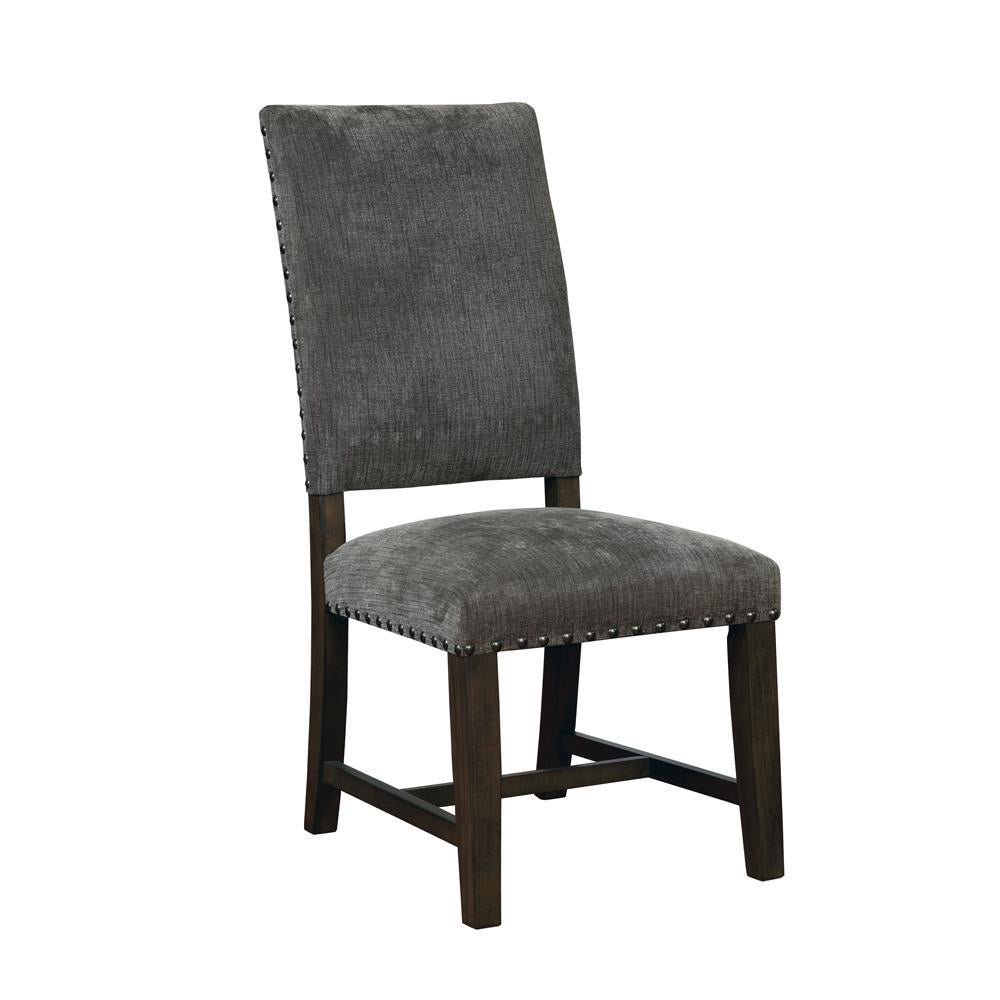 Twain Upholstered Side Chairs Beige (Set of 2) - Luxury Home Furniture (MI)