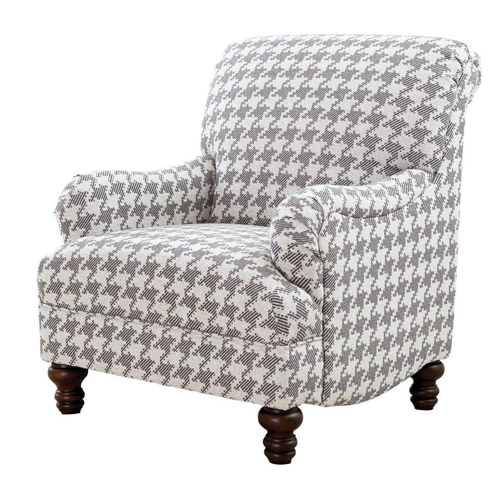 Glenn Upholstered Accent Chair Grey - Luxury Home Furniture (MI)