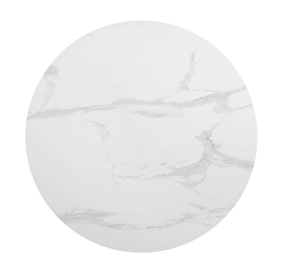 Arkell 40-inch Round Pedestal Dining Table White - Luxury Home Furniture (MI)