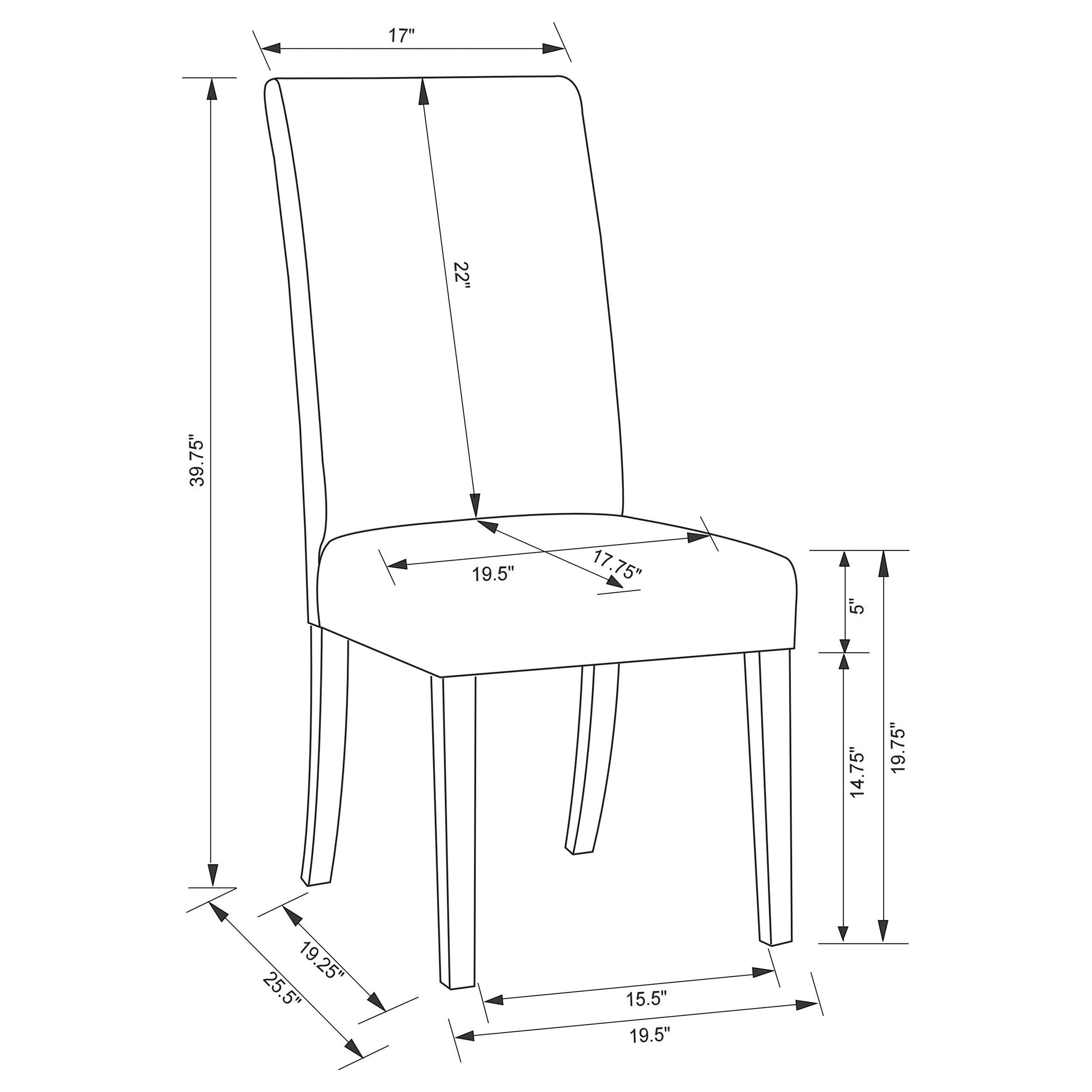 Herran Side Chairs - Luxury Home Furniture (MI)