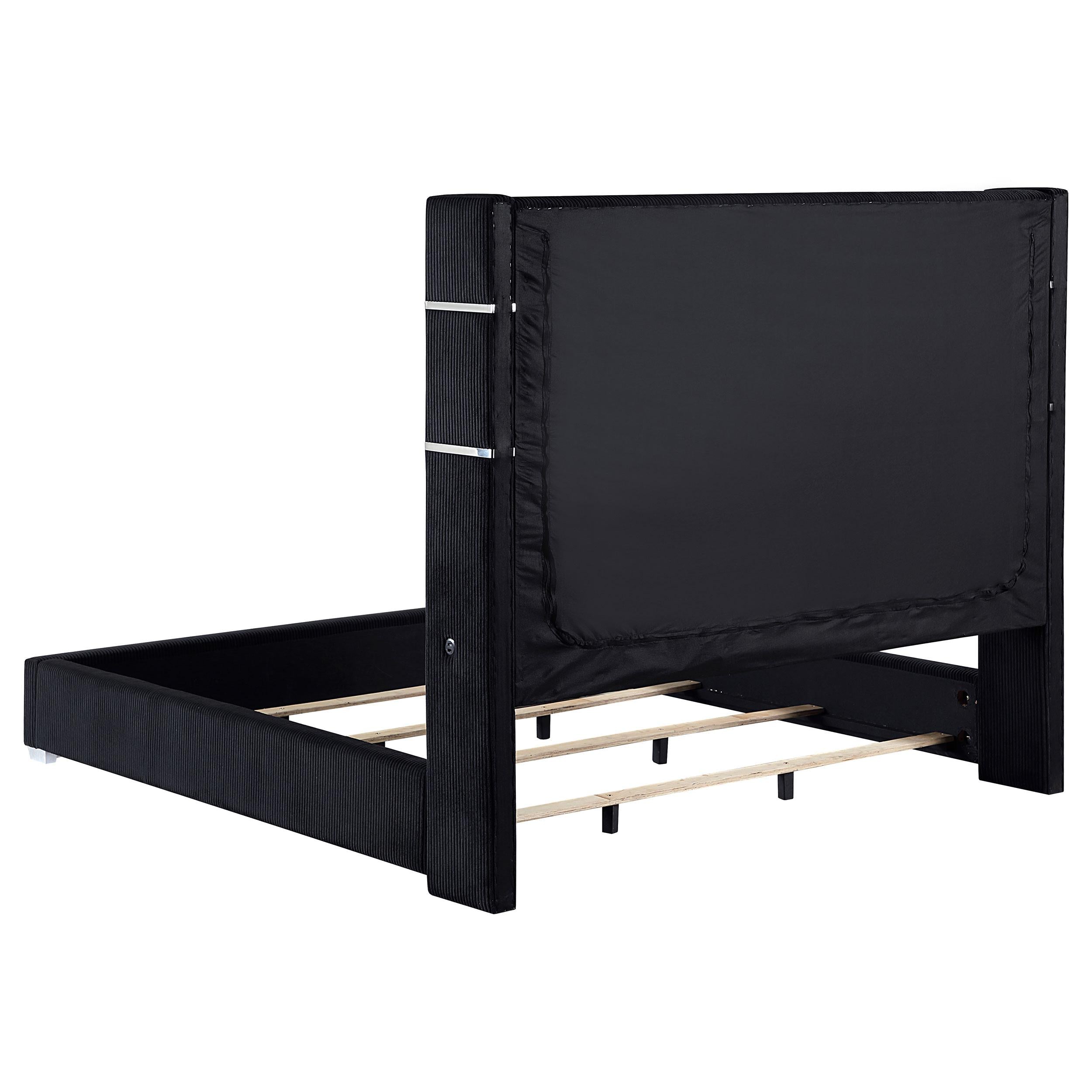 Tisdall California King, E.King & Queen Bed Grey, Black & Queen - Luxury Home Furniture (MI)