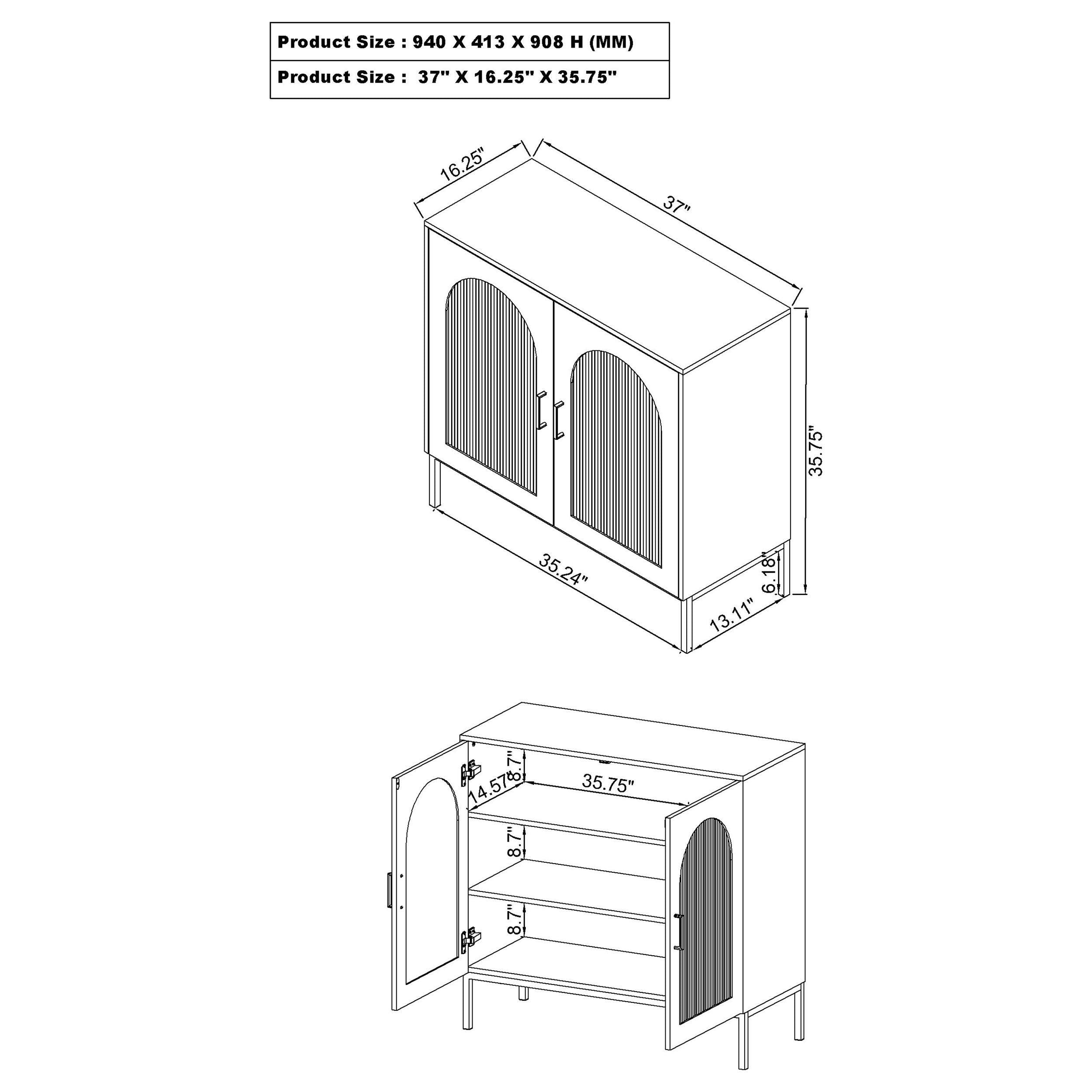 Jess Accent Cabinets - Luxury Home Furniture (MI)