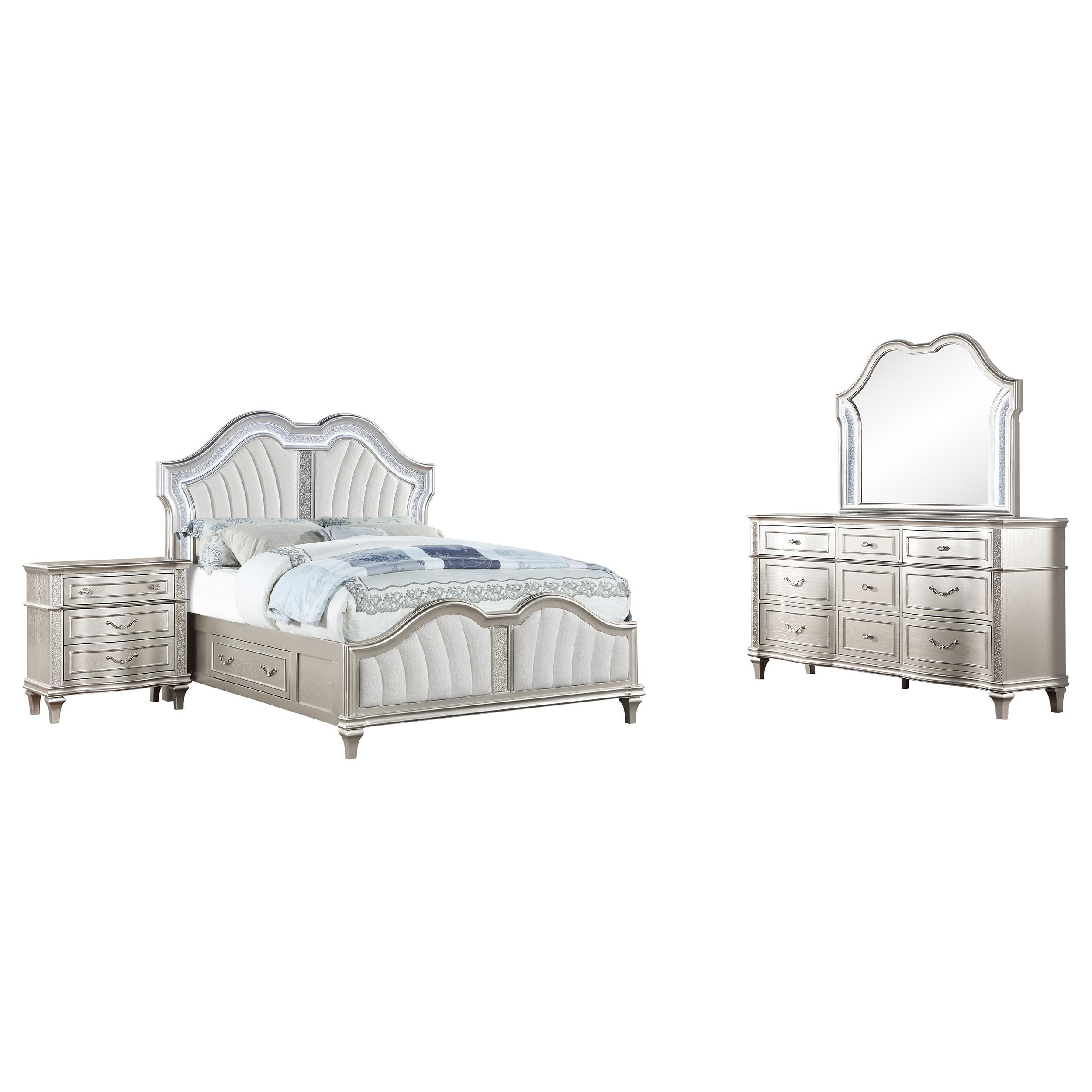Evangeline 4 Pc Bedroom Set - Luxury Home Furniture (MI)