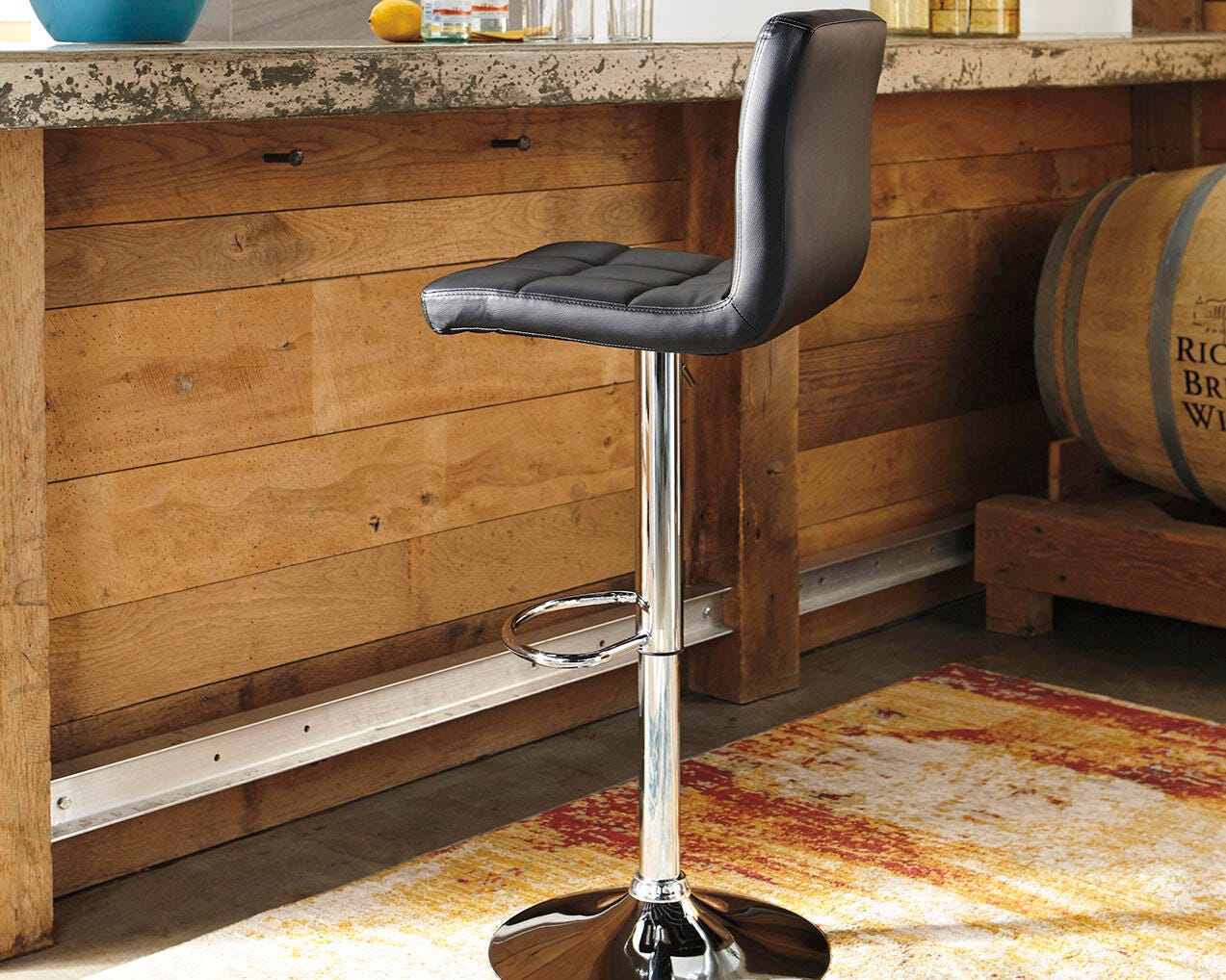 Bellatier Adjustable Height Bar Stool - Luxury Home Furniture (MI)