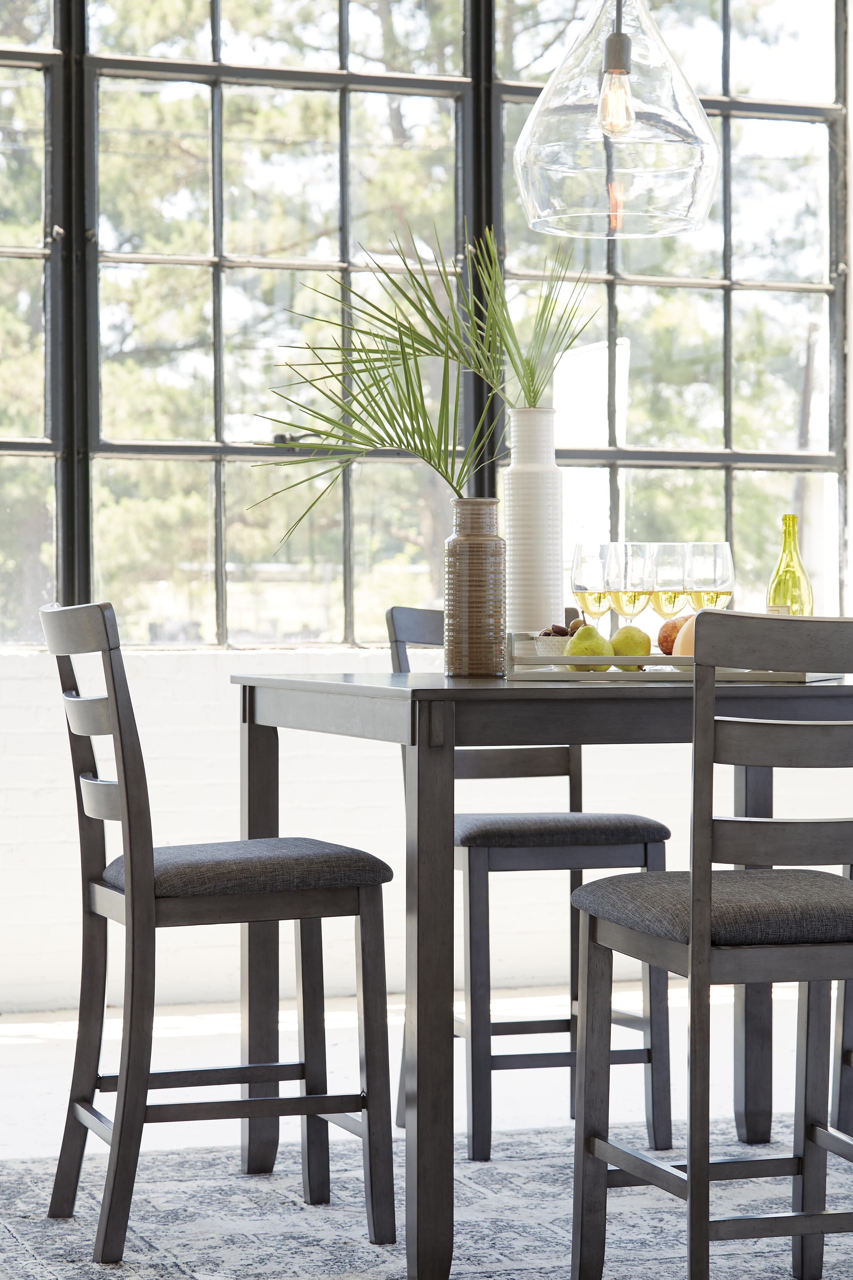 Bridson Counter Height Dining Table and Bar Stools (Set of 5) - Luxury Home Furniture (MI)