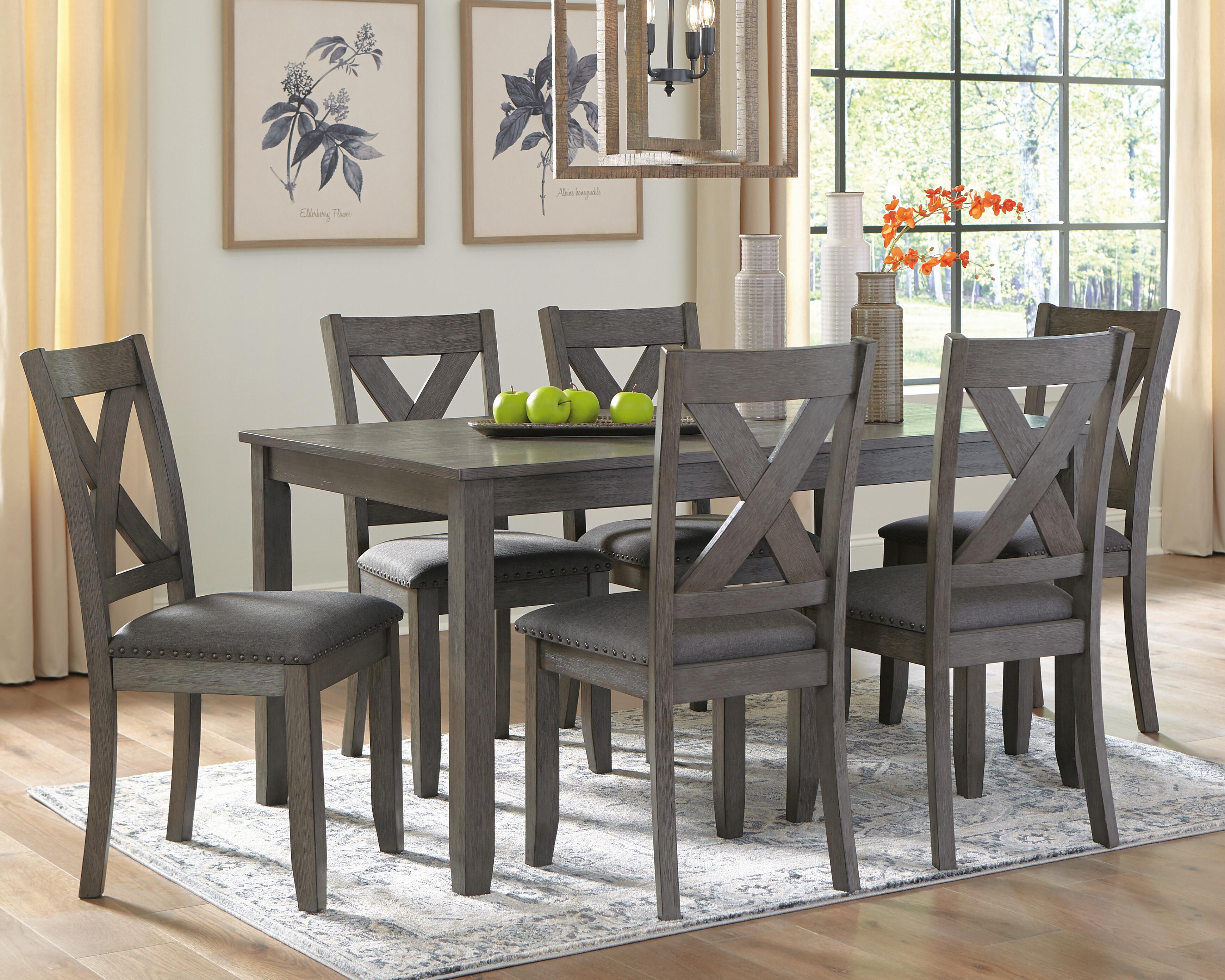 Caitbrook Dining Table and Chairs (Set of 7) - Luxury Home Furniture (MI)