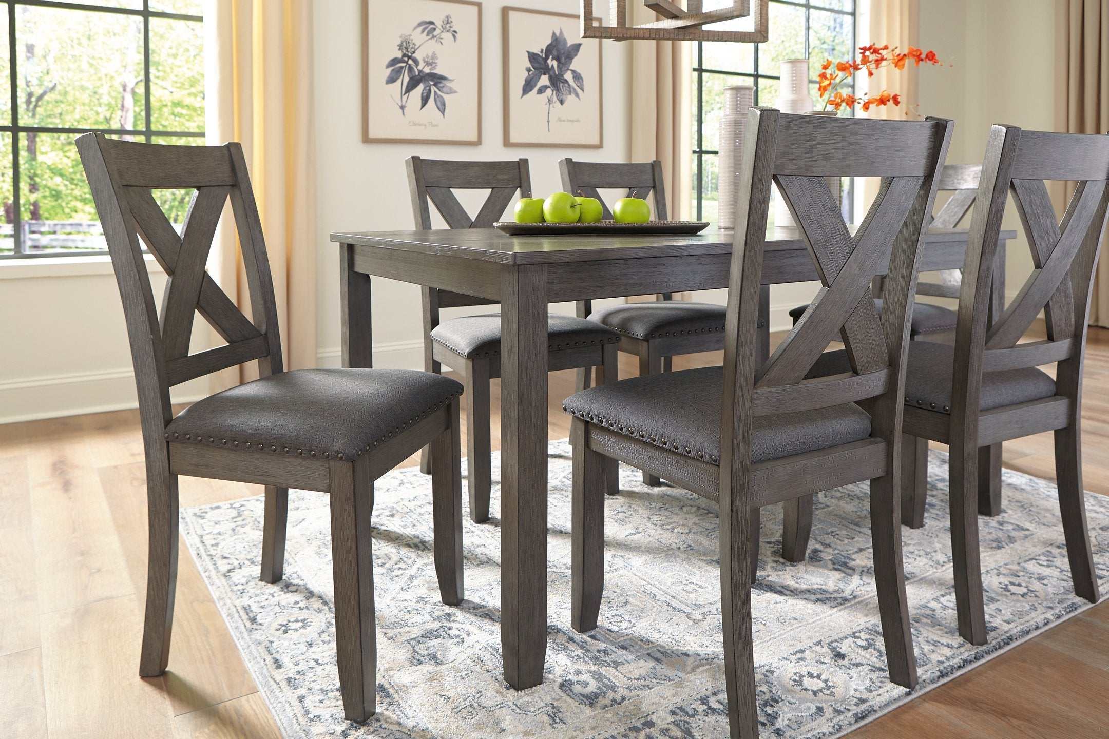 Caitbrook Dining Table and Chairs (Set of 7) - Luxury Home Furniture (MI)