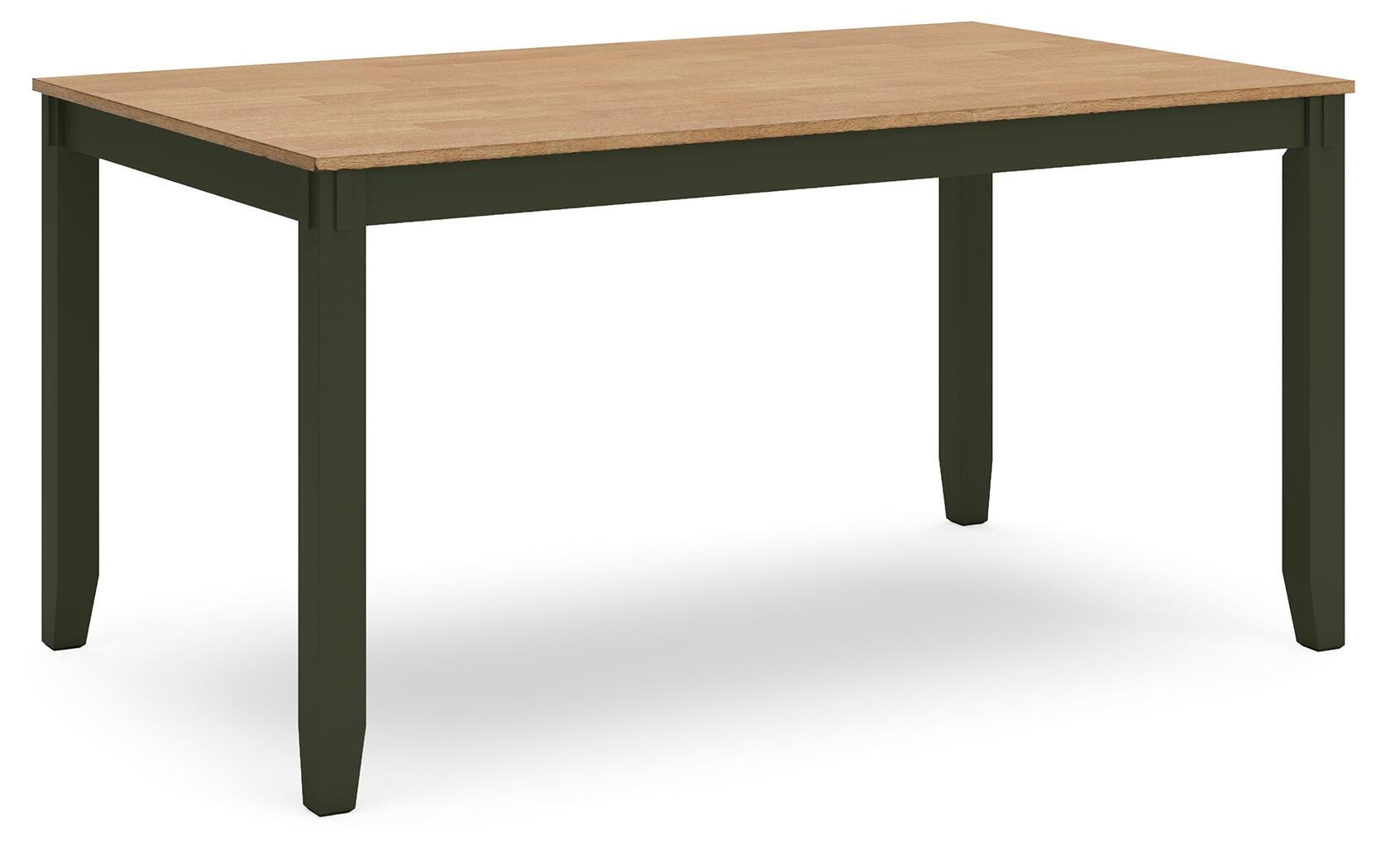 Gesthaven Dining Table with 4 Chairs and Bench (Set of 6) - Luxury Home Furniture (MI)